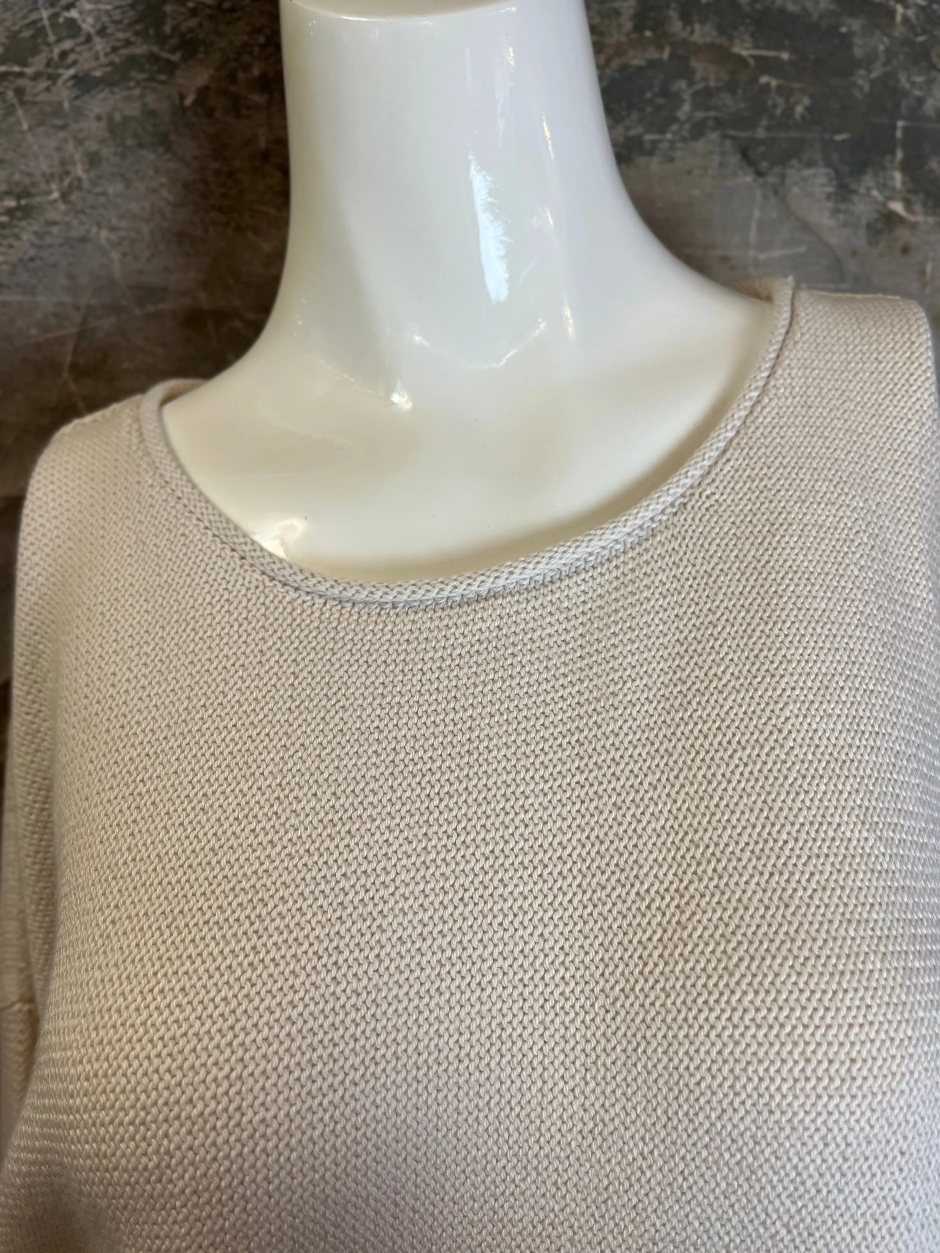 5199 Knit Neo Sweater-Cream