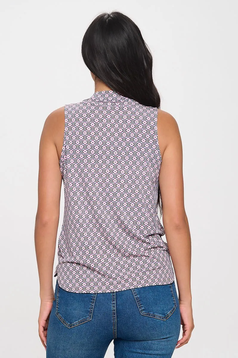 April Sleeveless Printed Top