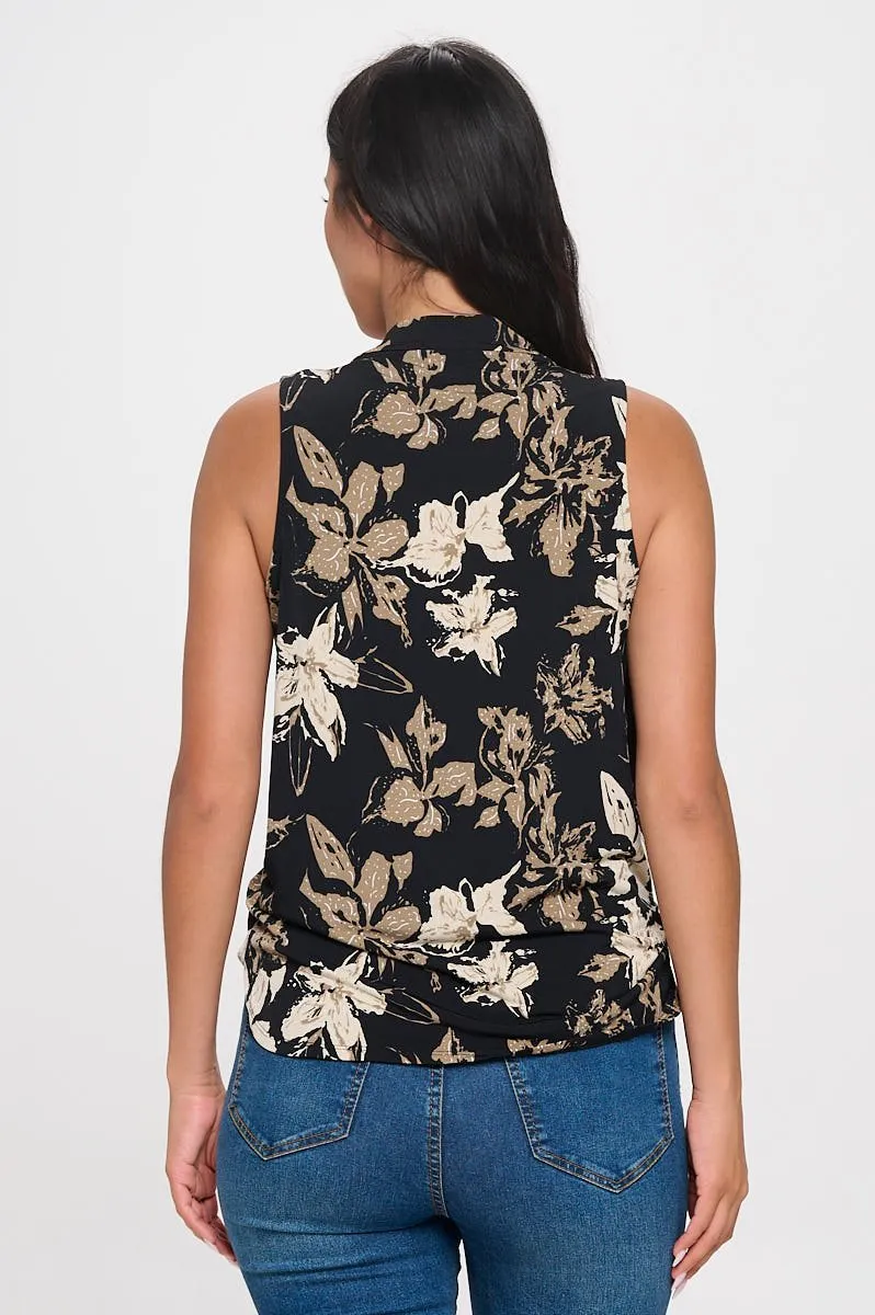 April Sleeveless Printed Top