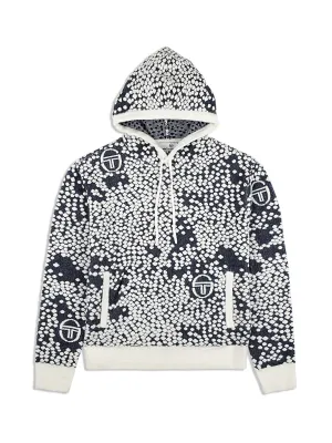 Astratta Jacquard Hoodie- Maritime Blue