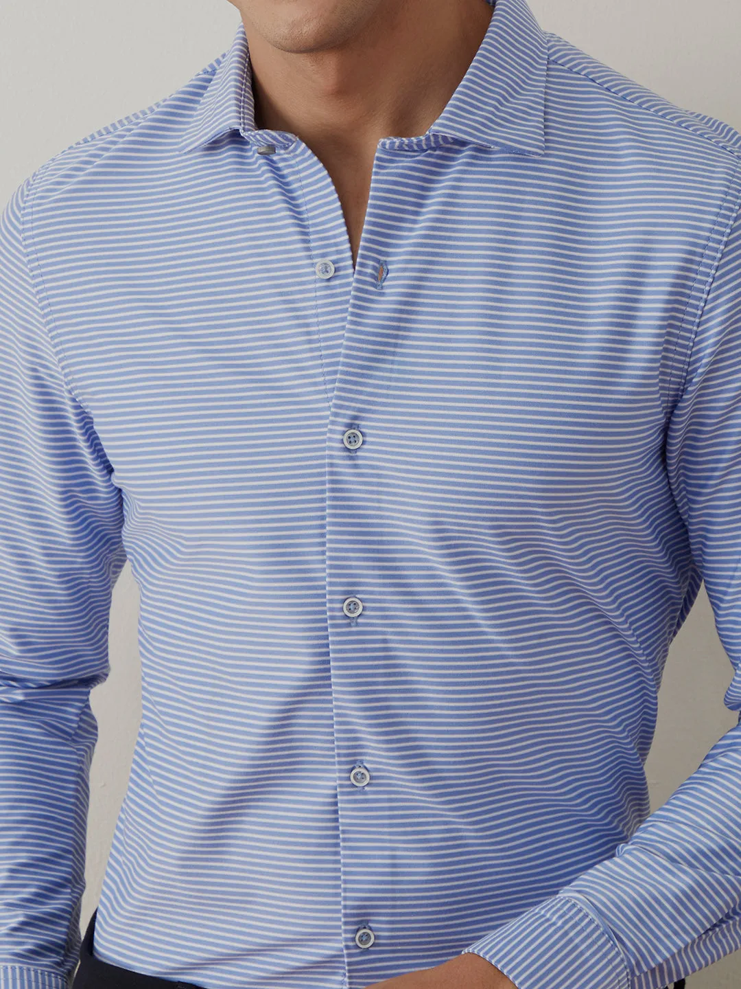 Blue Striped Shirt