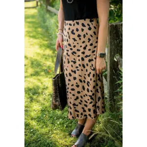 Cheetah Print Skirt