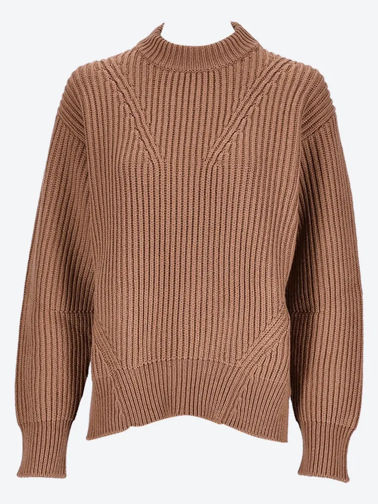 Chunky fine merino wool sweater