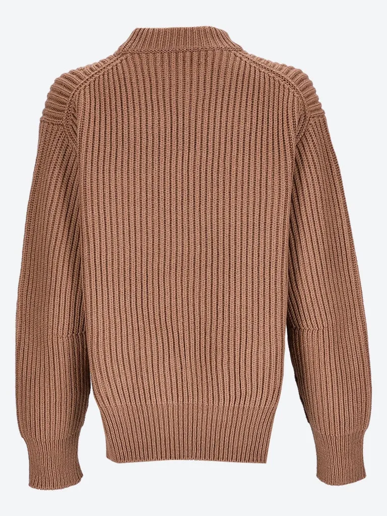 Chunky fine merino wool sweater