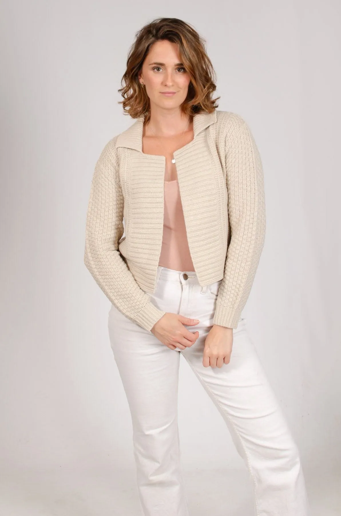 Chunky Texture Knit Cardigan