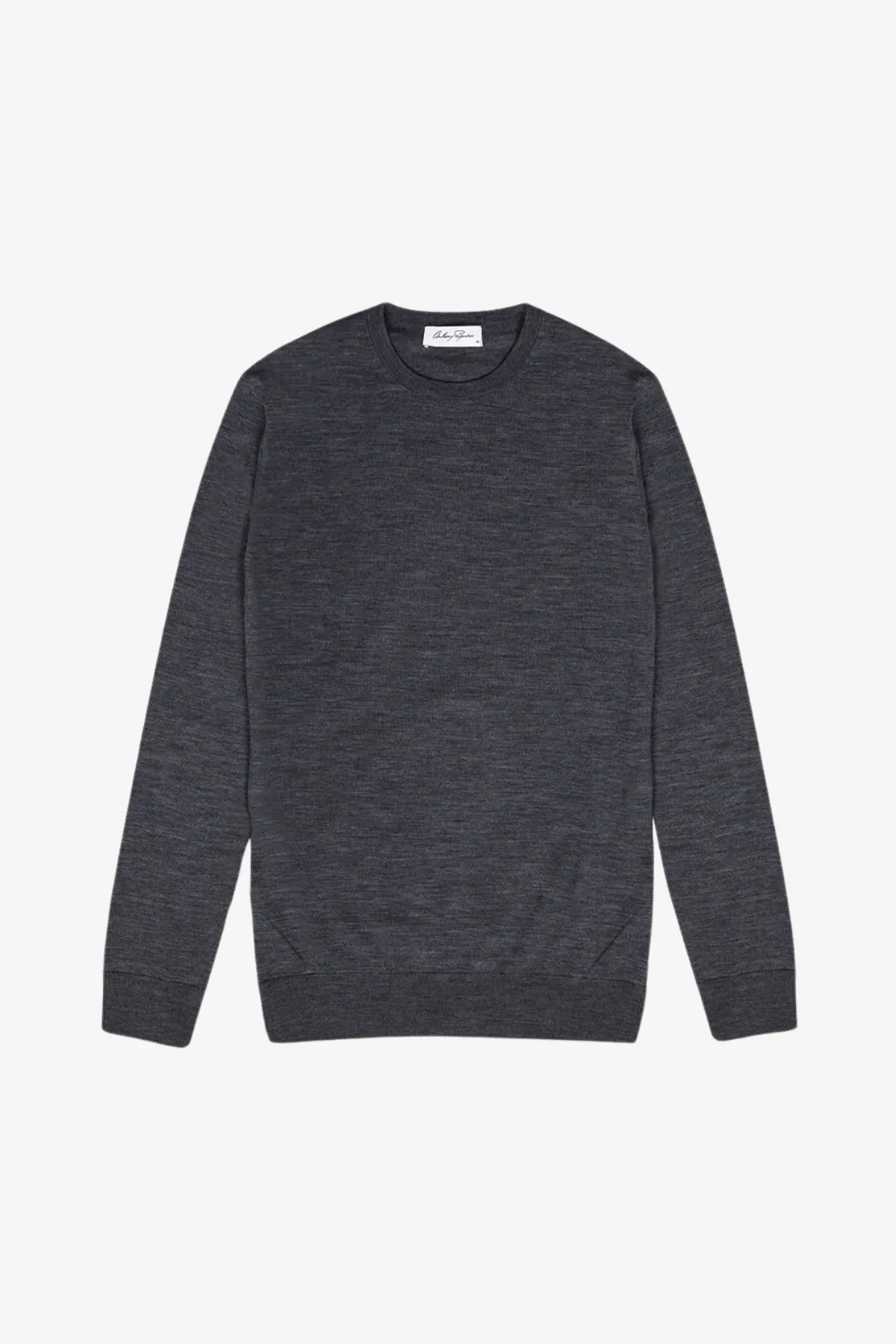 Devin - Charcoal Crewneck Knit