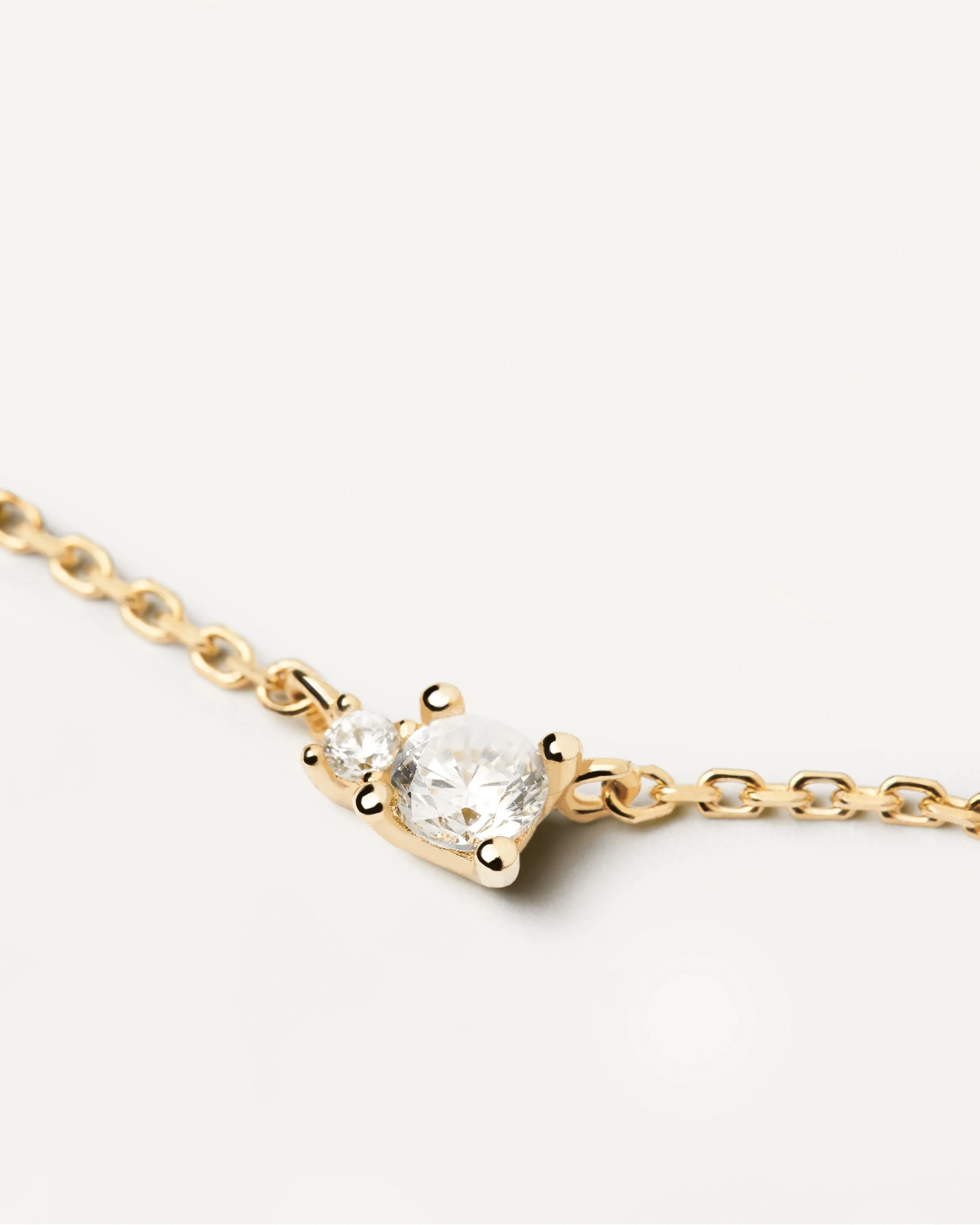 Diamonds and Gold Duo Necklace