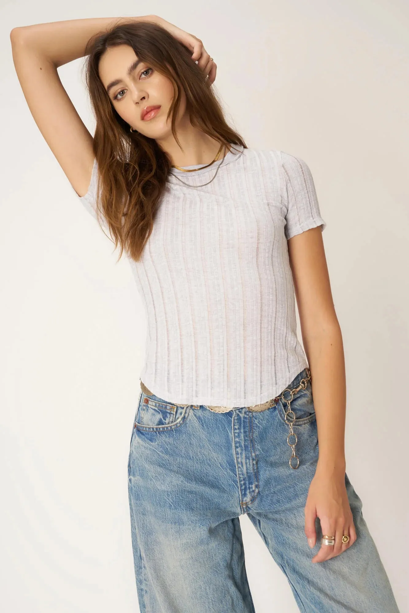 Everyday Textured Rib Tee - FINAL SALE