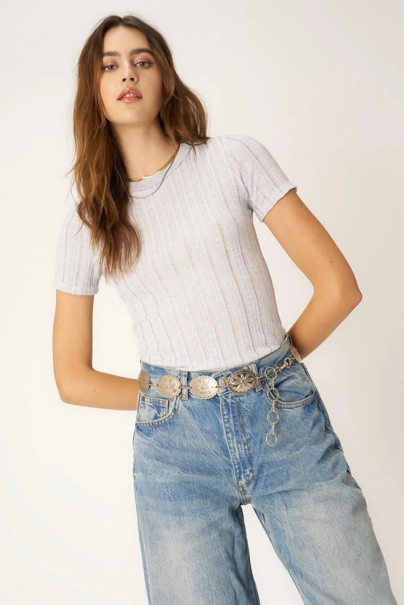 Everyday Textured Rib Tee - FINAL SALE