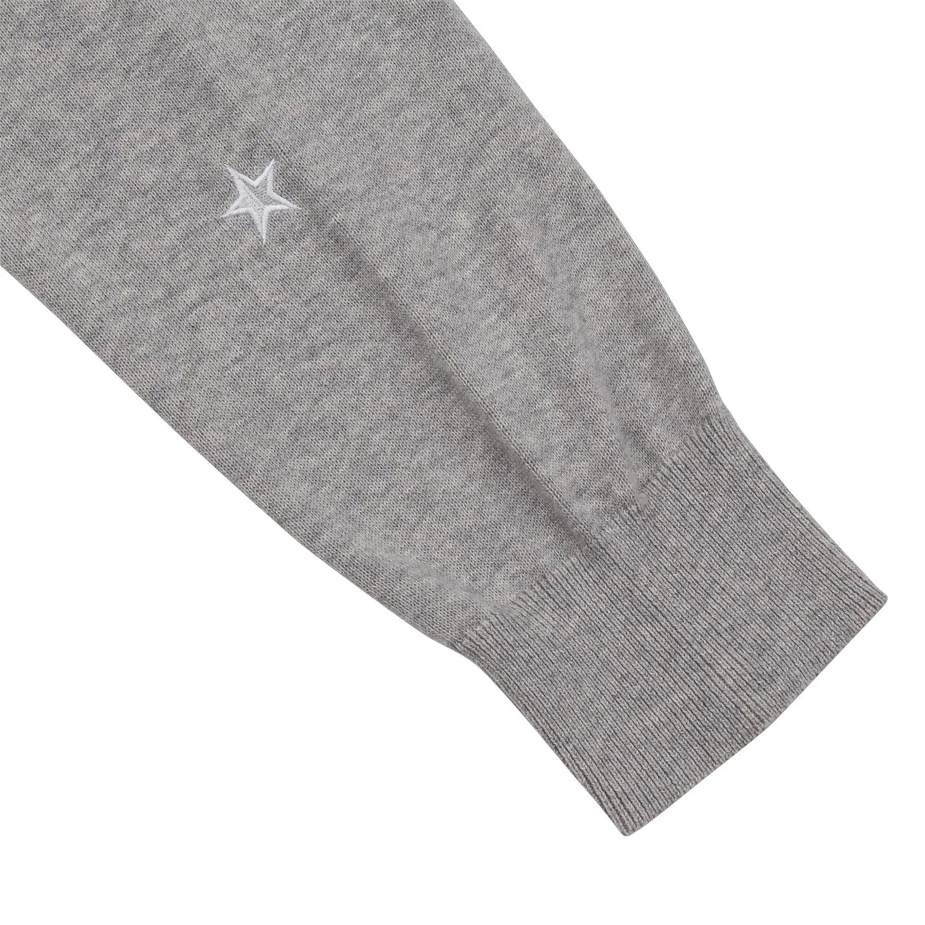 Fine Cut Long Sleeve Half Zip Mid Grey - AW22