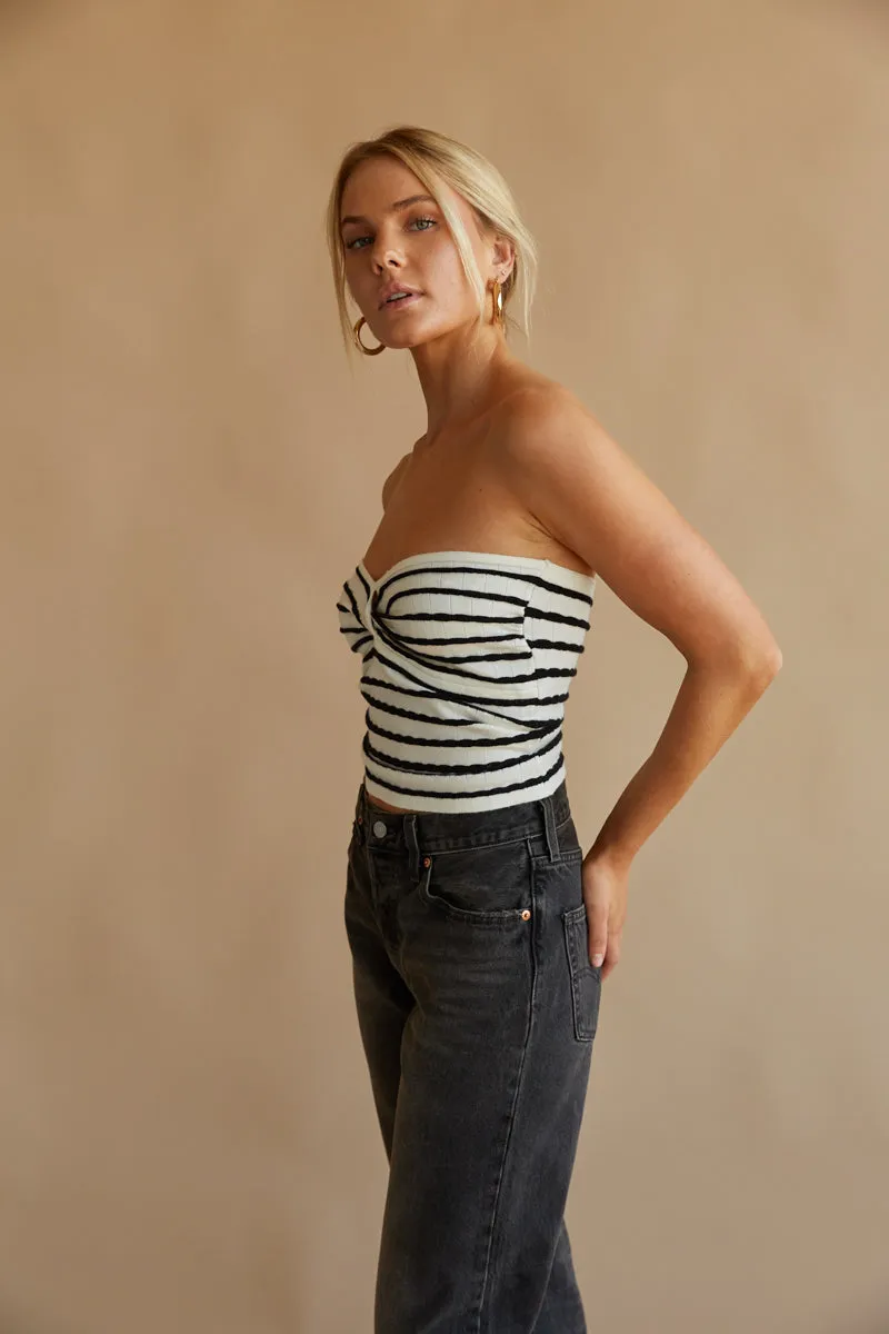 Hazel Twist Front Tube Top