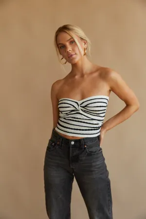 Hazel Twist Front Tube Top