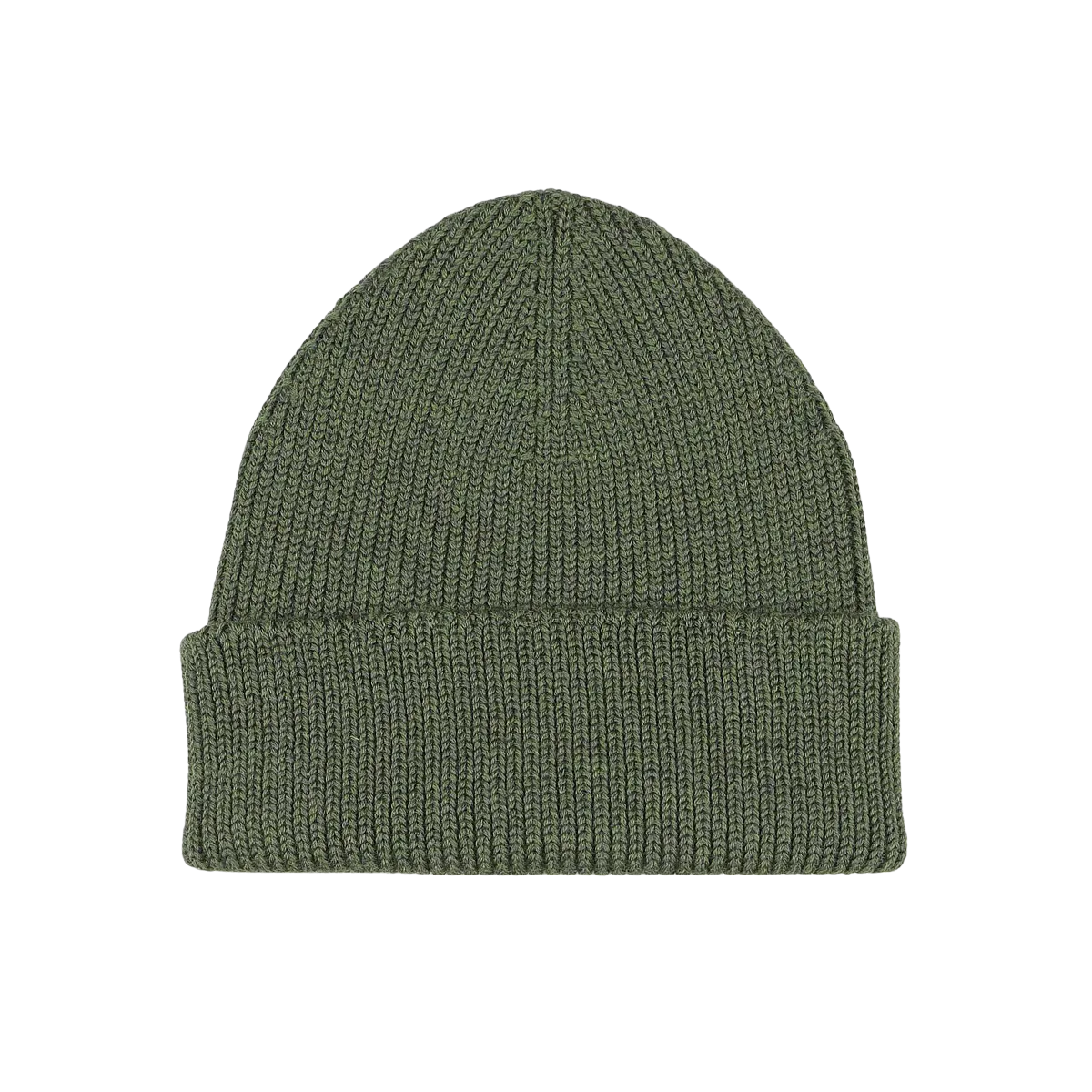 Khaki Green Merino Wool Ara Beanie