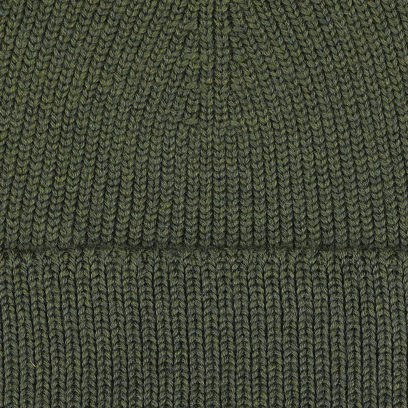 Khaki Green Merino Wool Ara Beanie