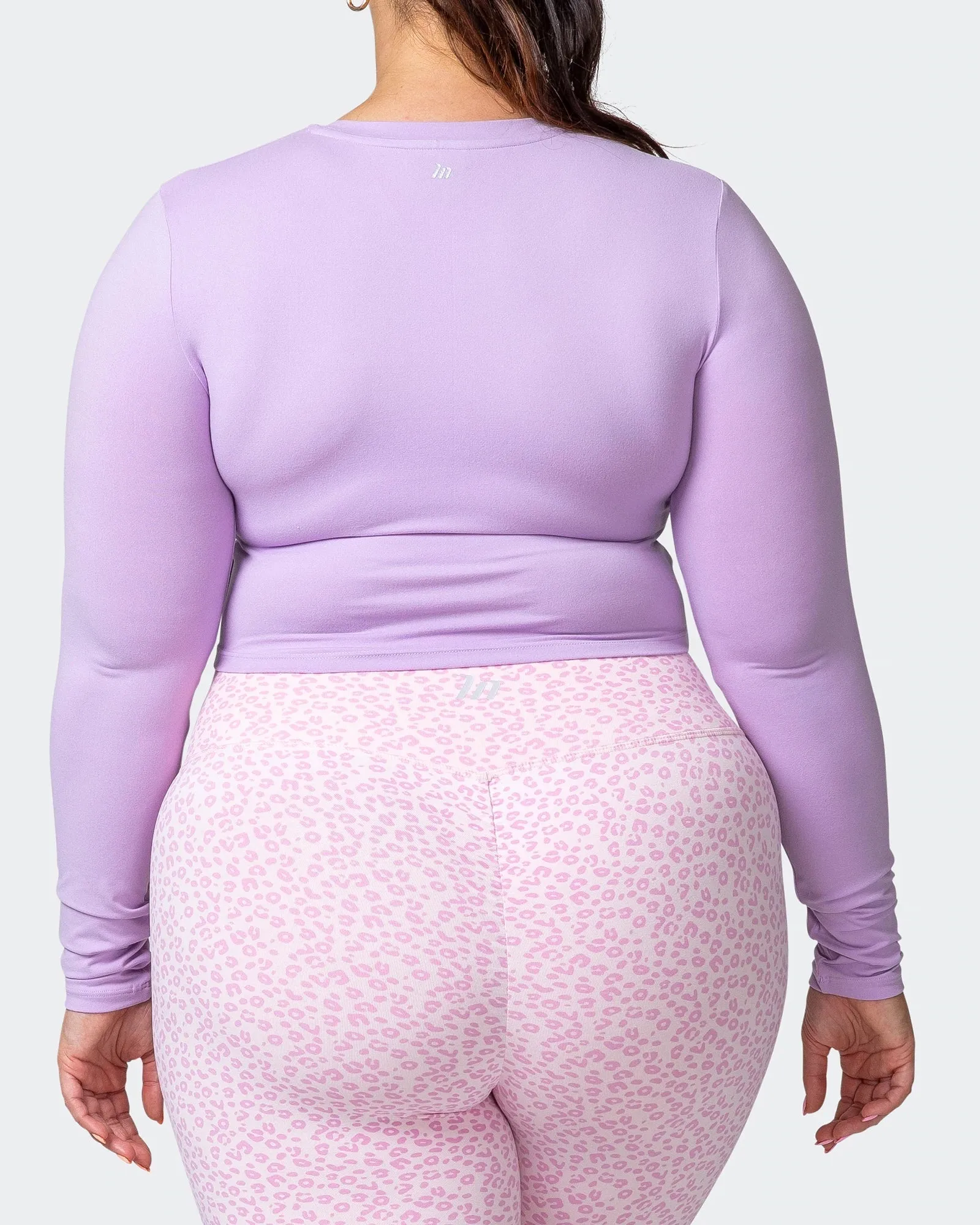 MN EVERYDAY CROPPED LONG SLEEVE TOP Lilac