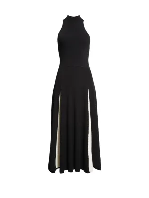 Mock Halter Neck Dress