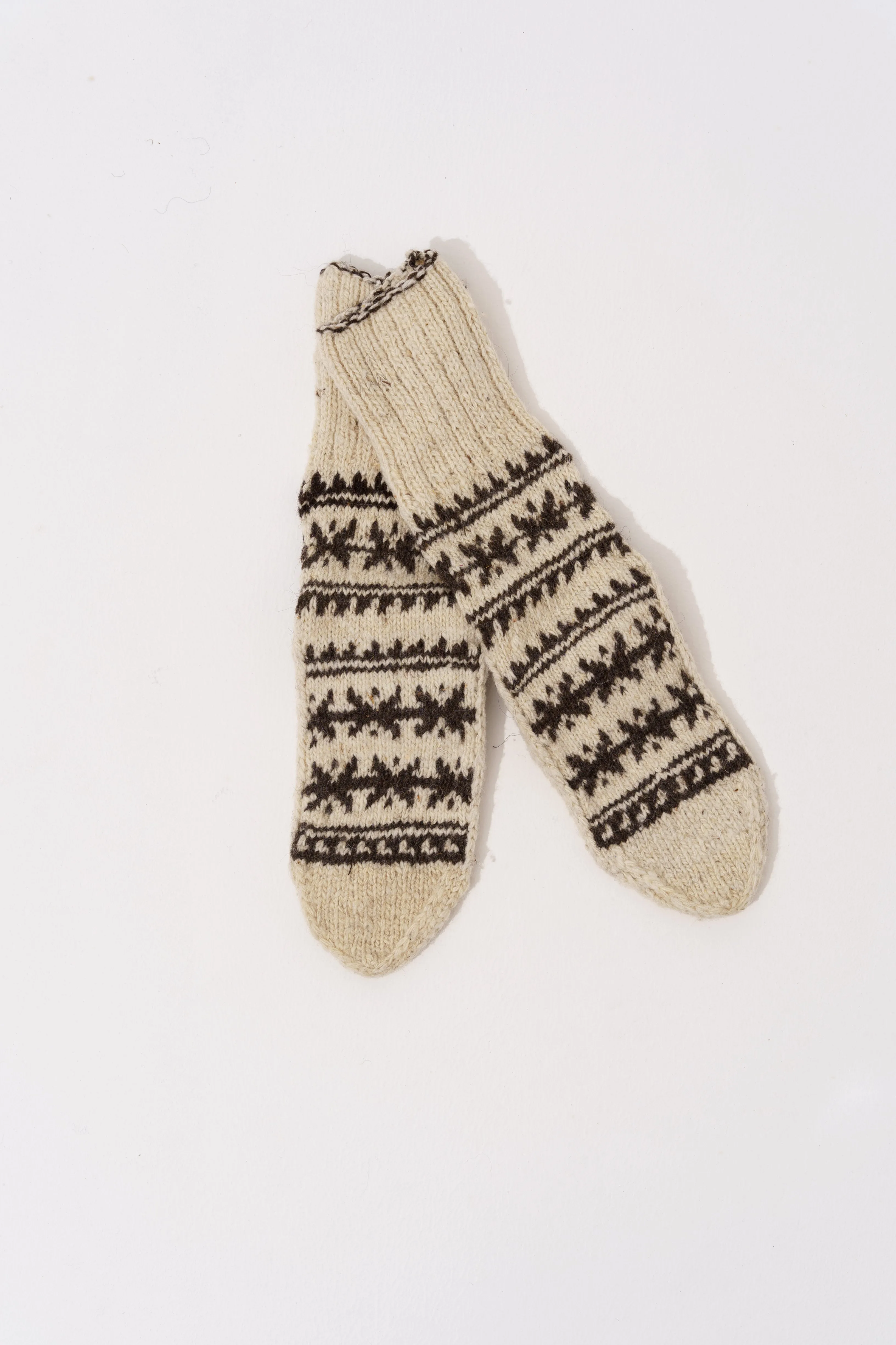 Monochrome Rustic Socks