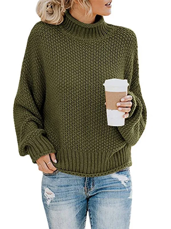 New Fashionable Contrast Color Knitted Sweater Cardigan Jacket Sweater