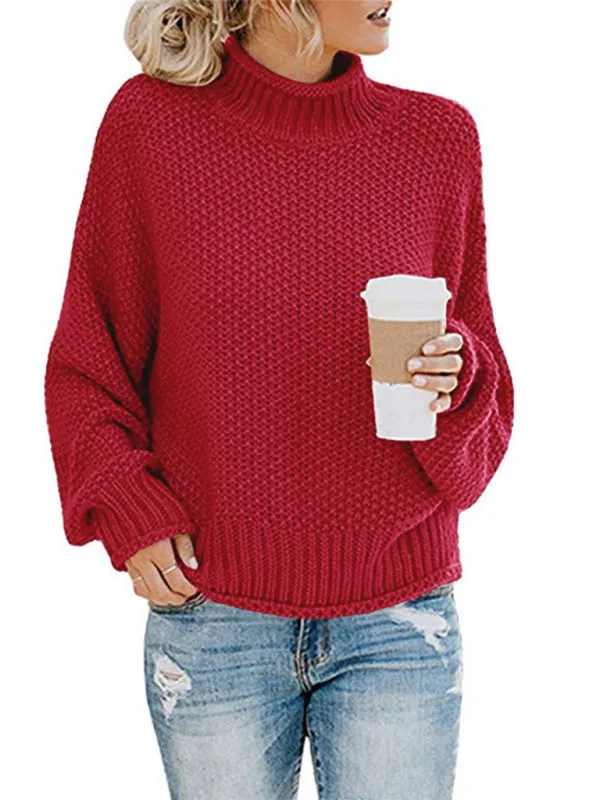 New Fashionable Contrast Color Knitted Sweater Cardigan Jacket Sweater