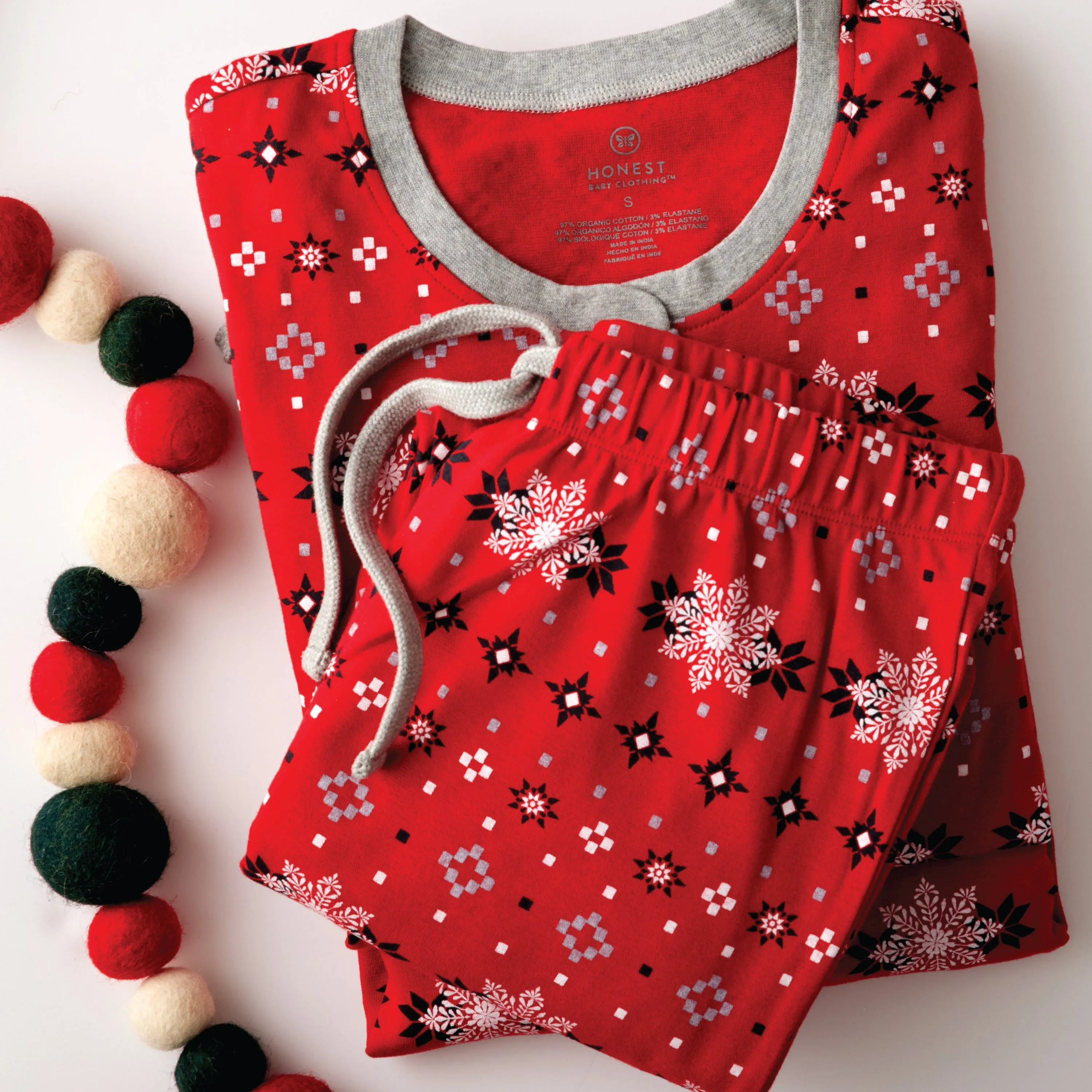 Organic Cotton Holiday Matching Family Pajamas