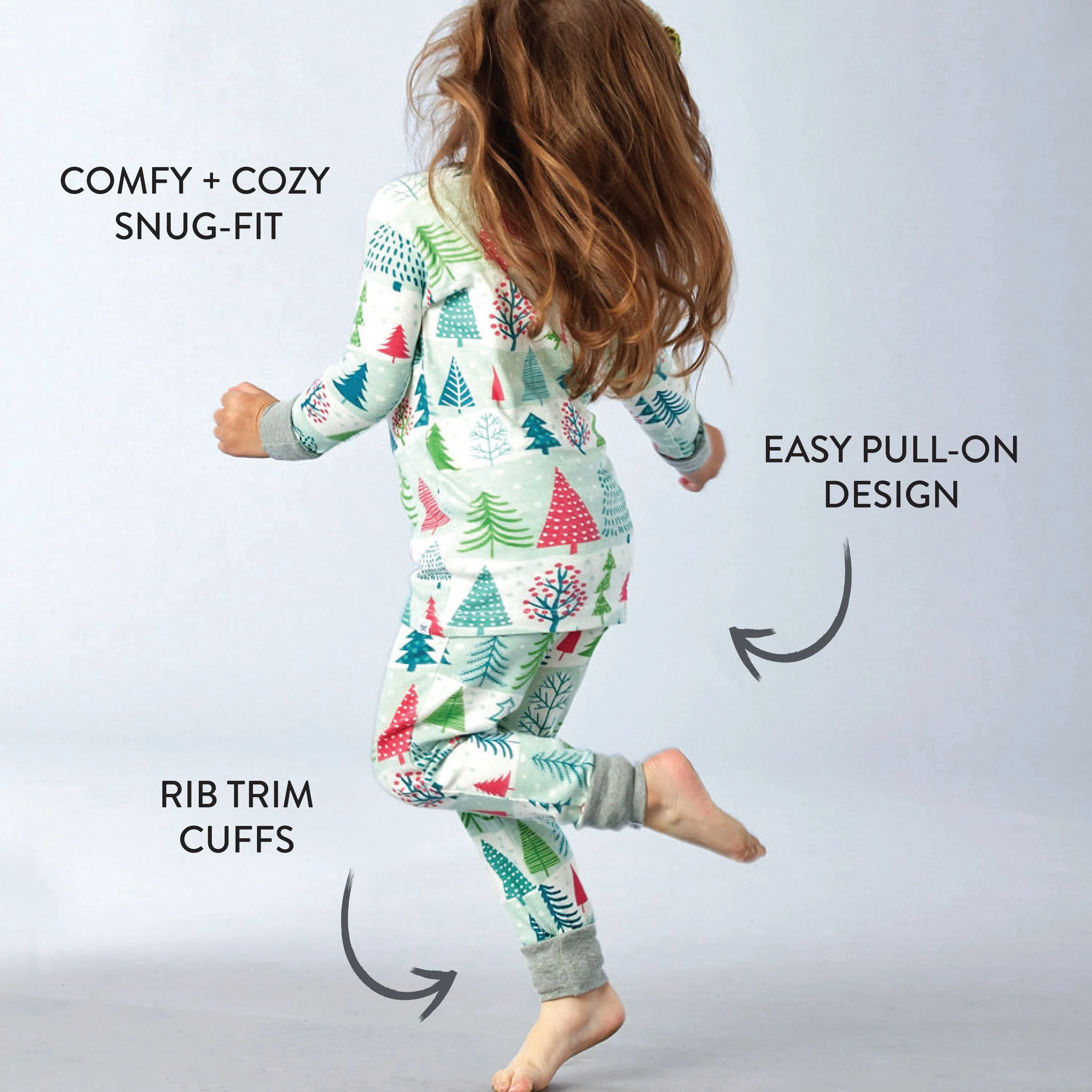 Organic Cotton Holiday Matching Family Pajamas