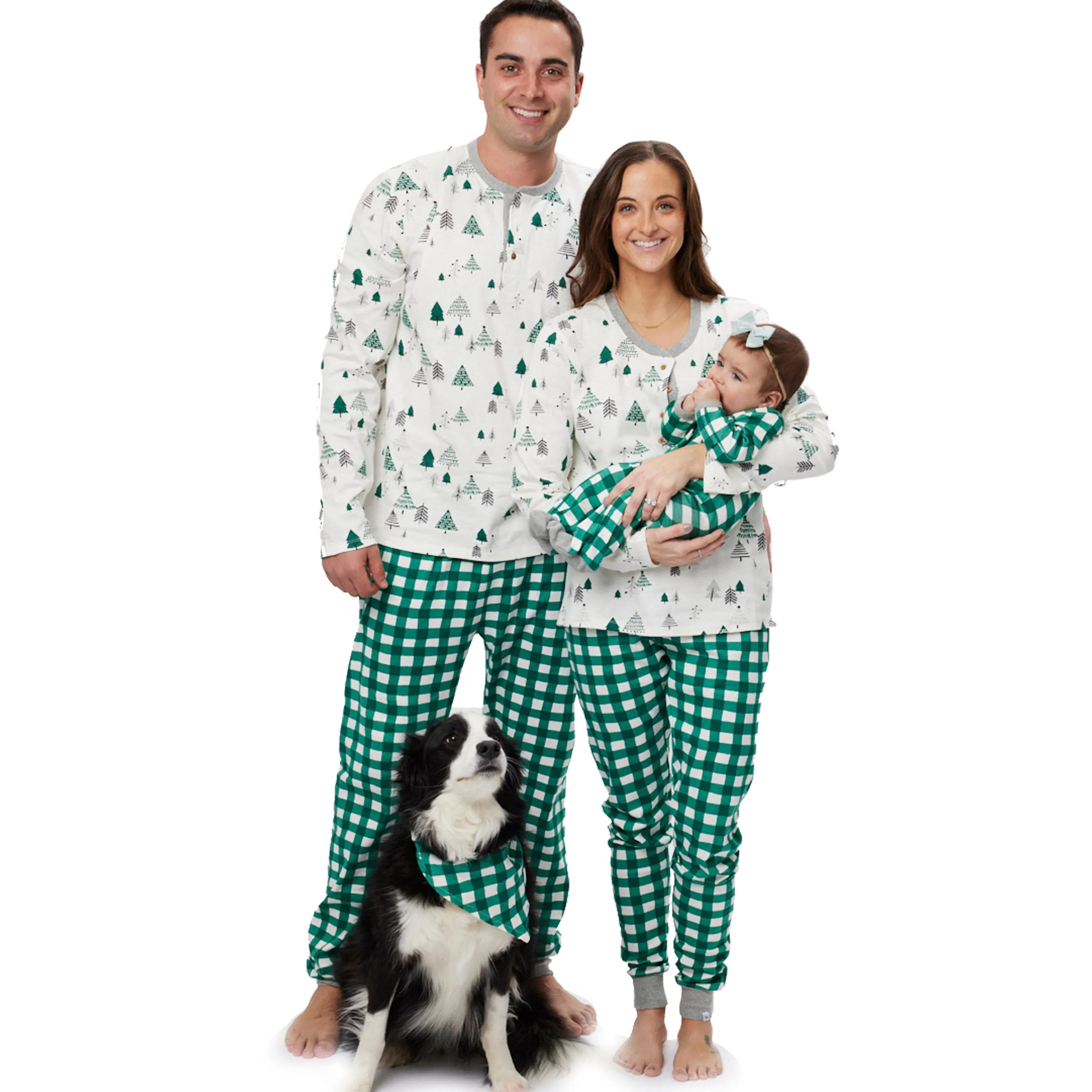 Organic Cotton Holiday Matching Family Pajamas