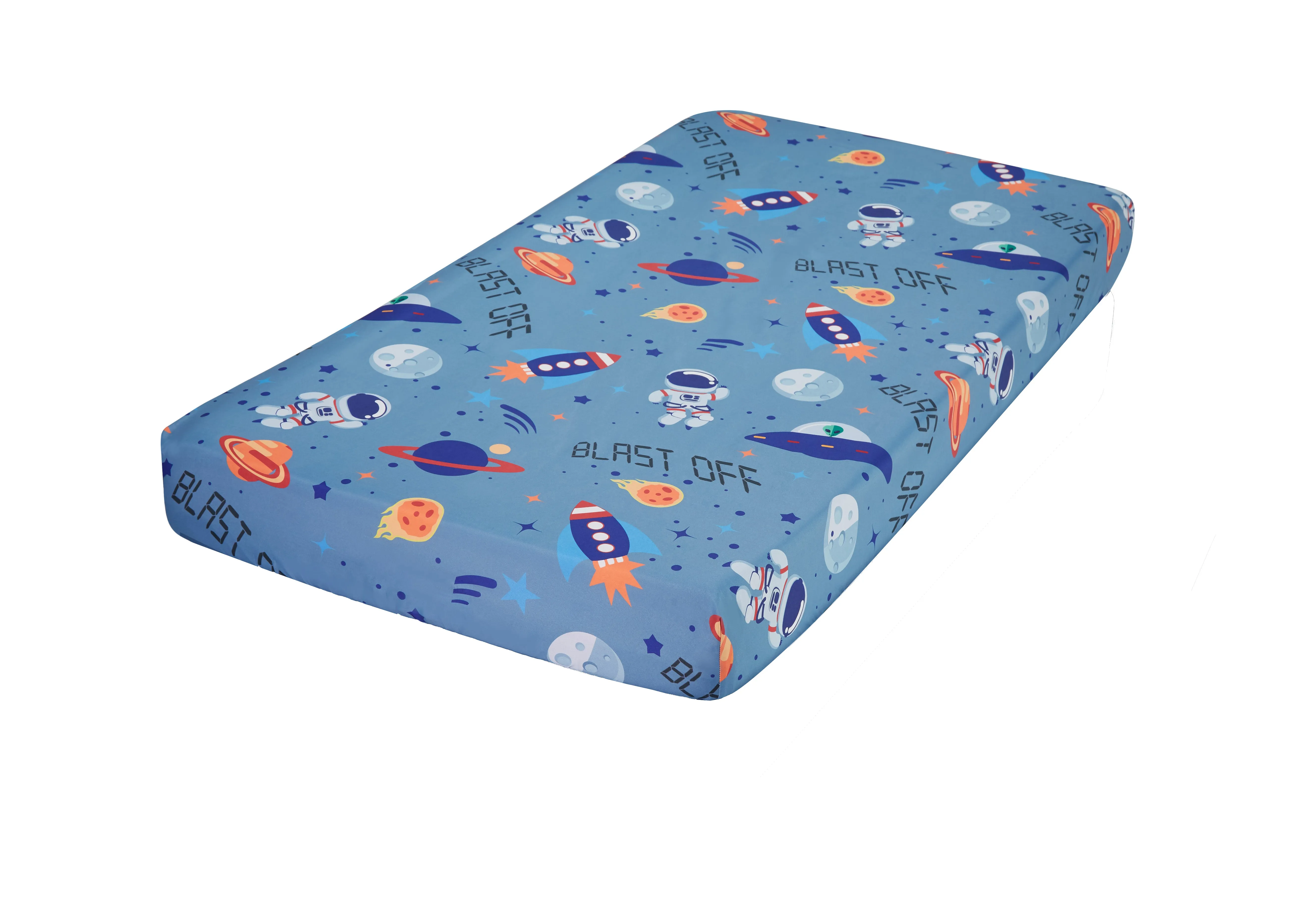 Outer Space Adventures 2-Pack Fitted Crib Sheet