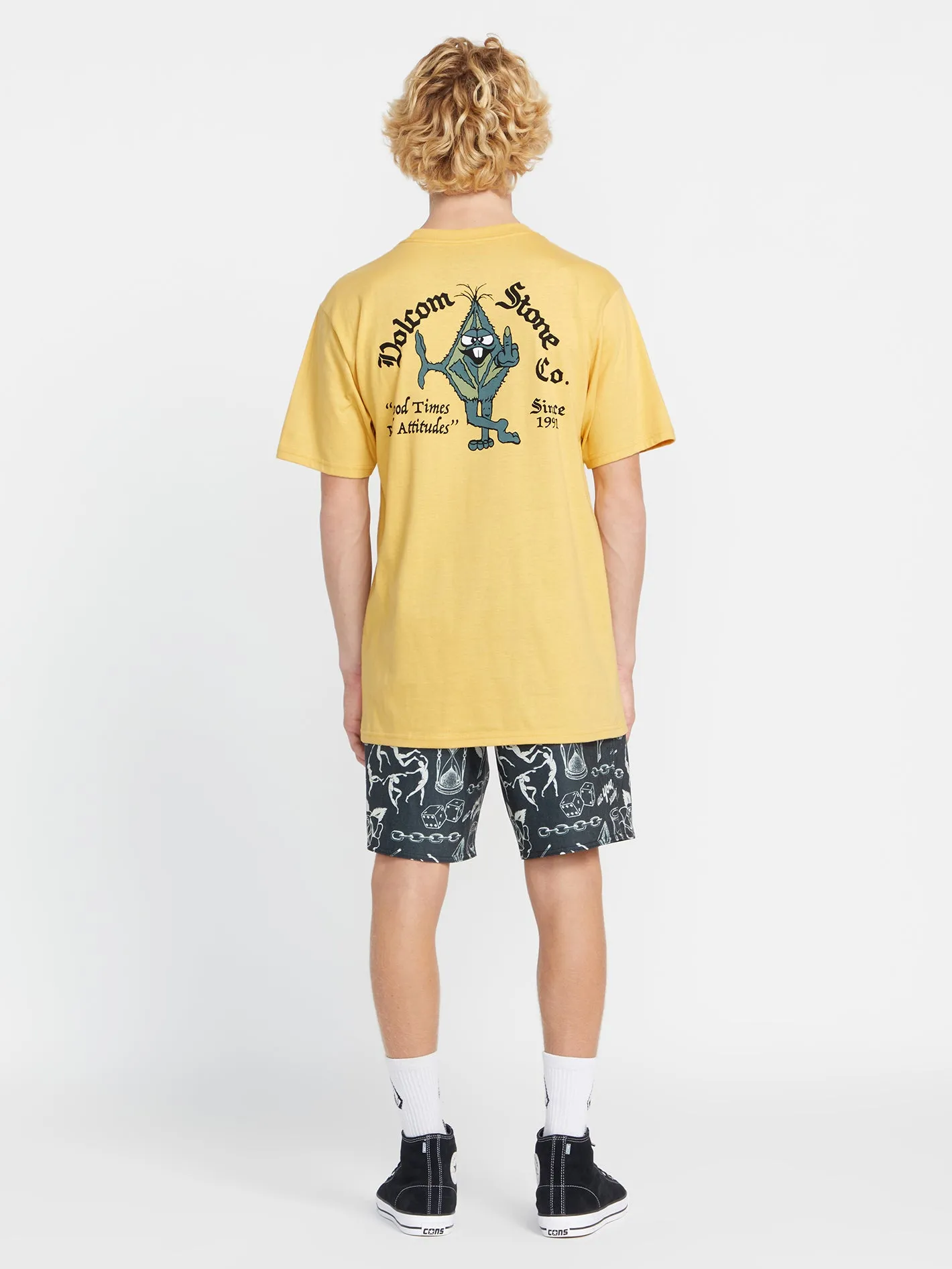 Party Of 1 Short Sleeve Tee - Golden Mustard