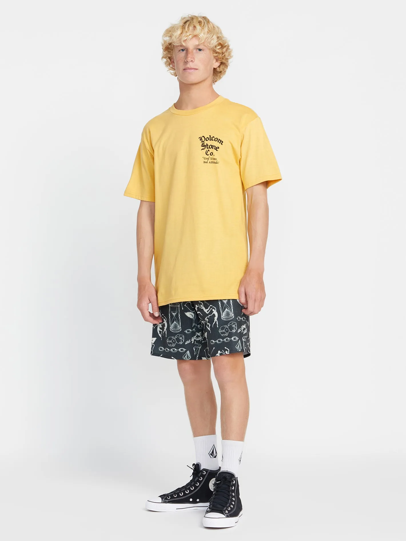 Party Of 1 Short Sleeve Tee - Golden Mustard