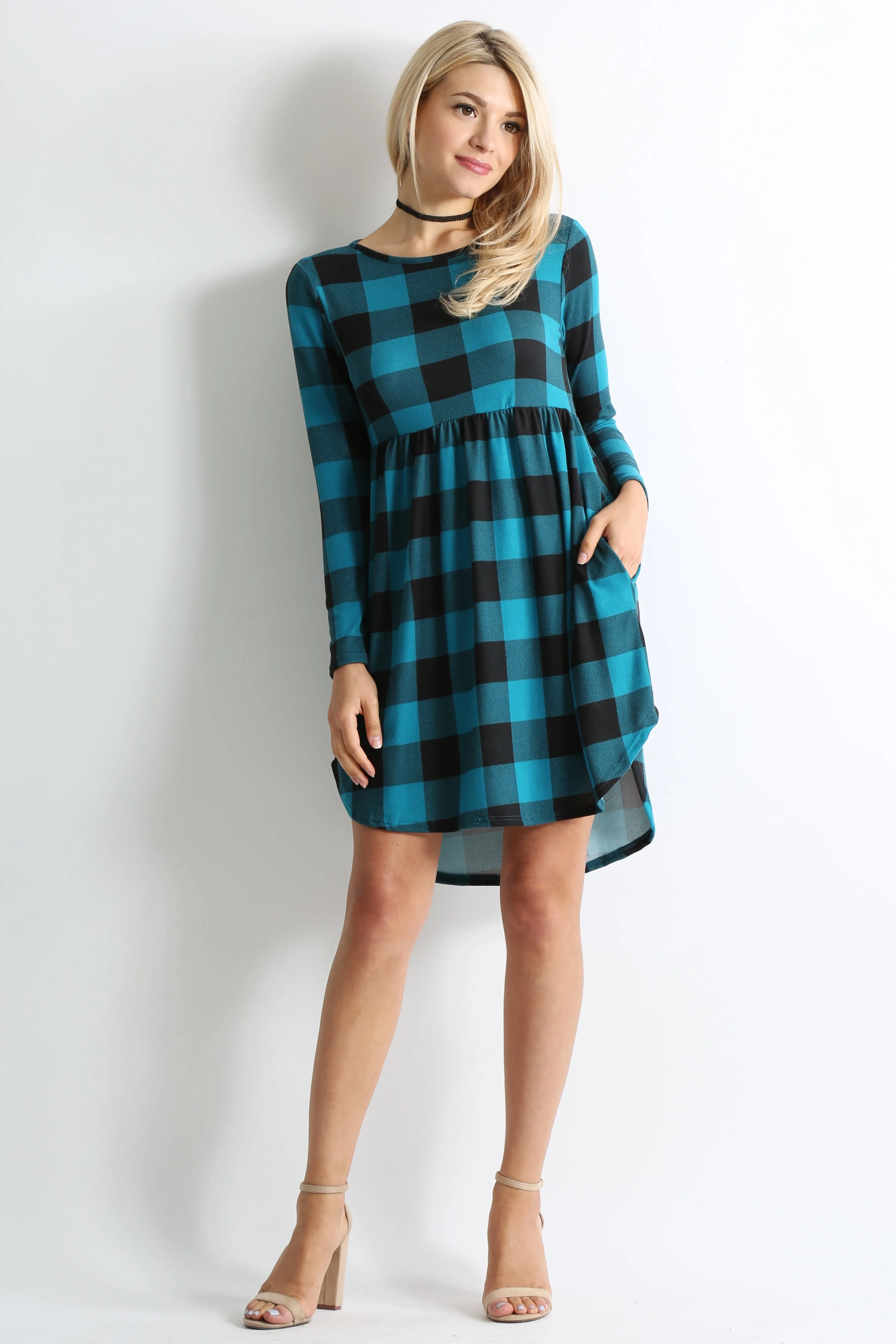 Party with Plaids Boho Dress