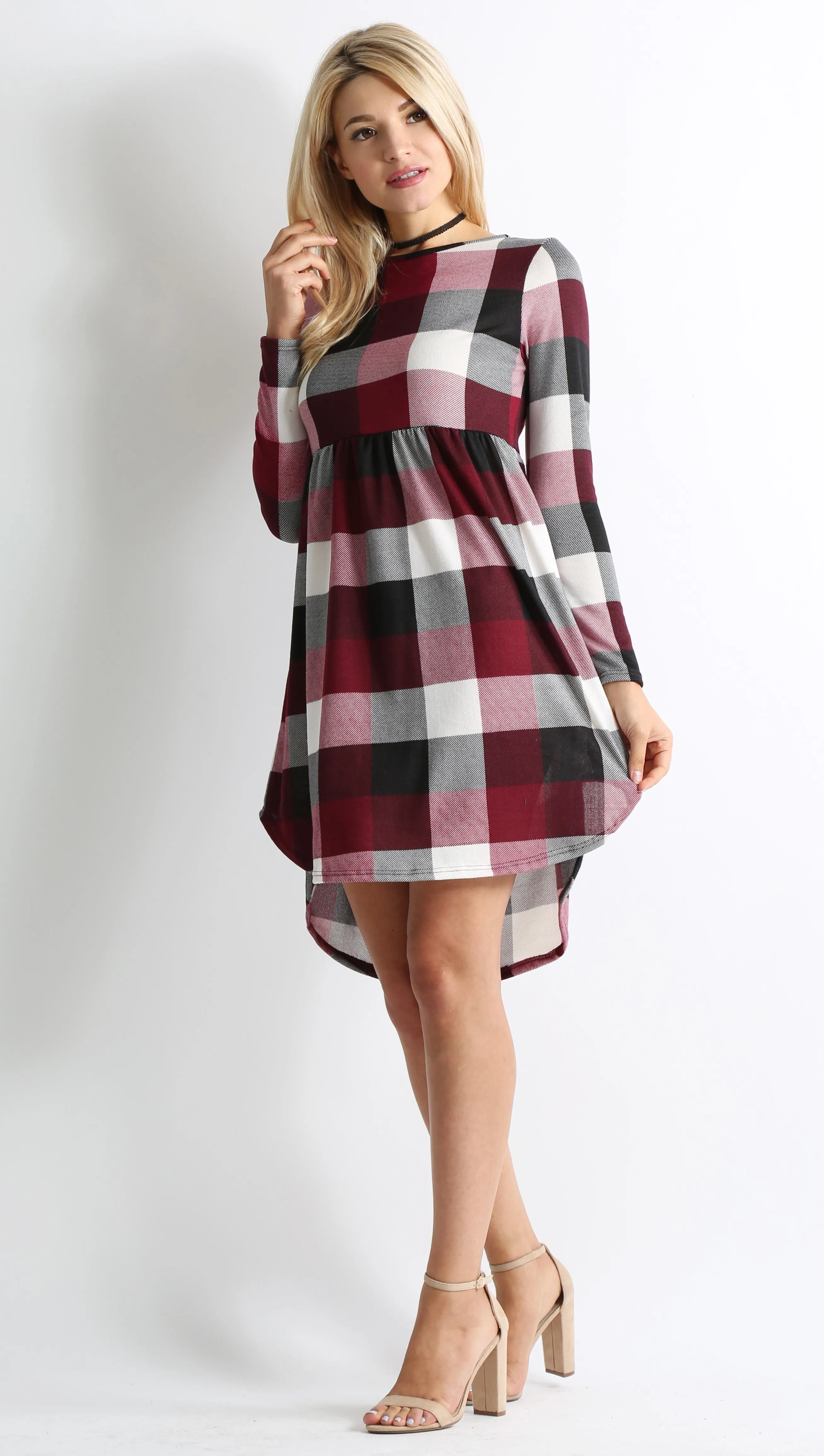 Party with Plaids Boho Dress