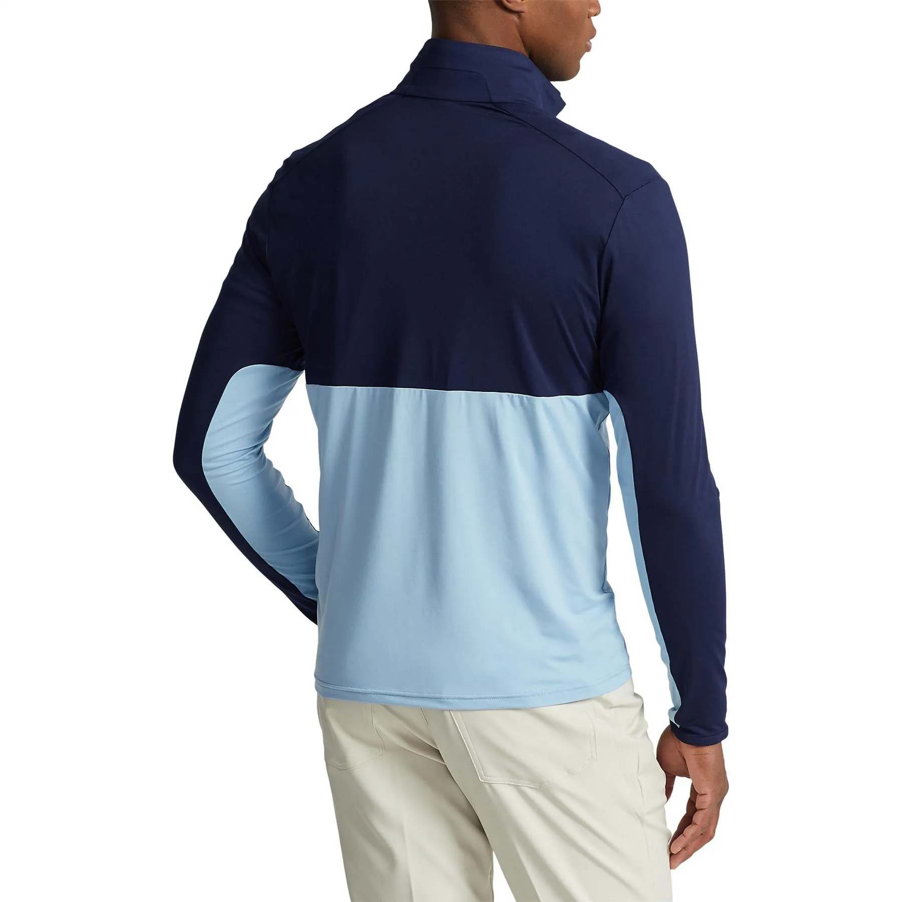 Performance Half-Zip Pullover French Navy/Powder Blue - SS23