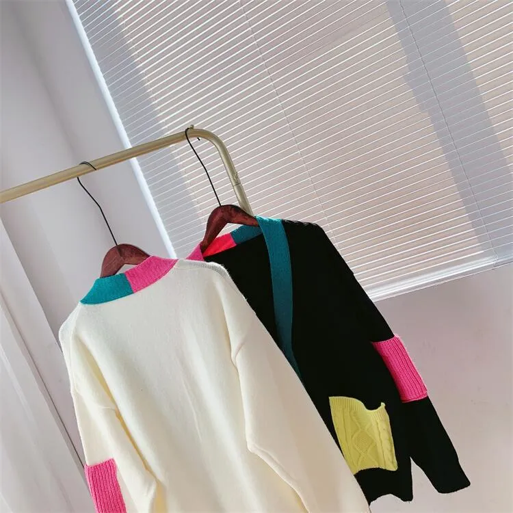 Pre Order:  Color Contrast Sweater