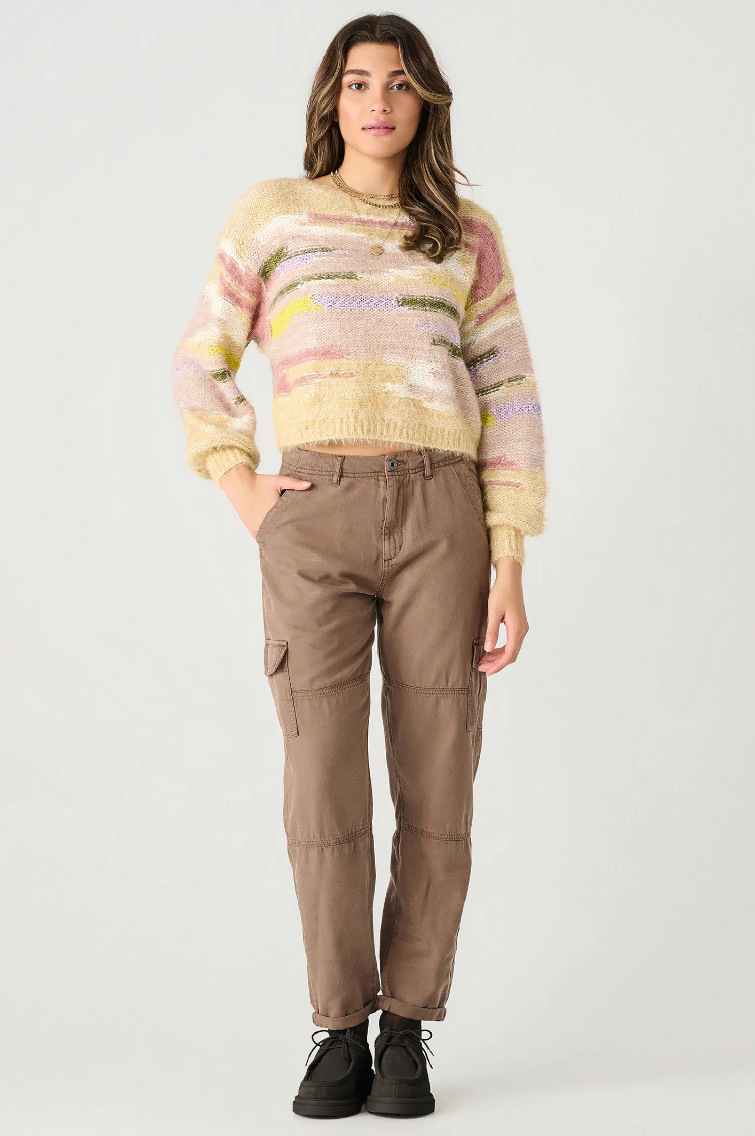 Rachel Space Dye Sweater