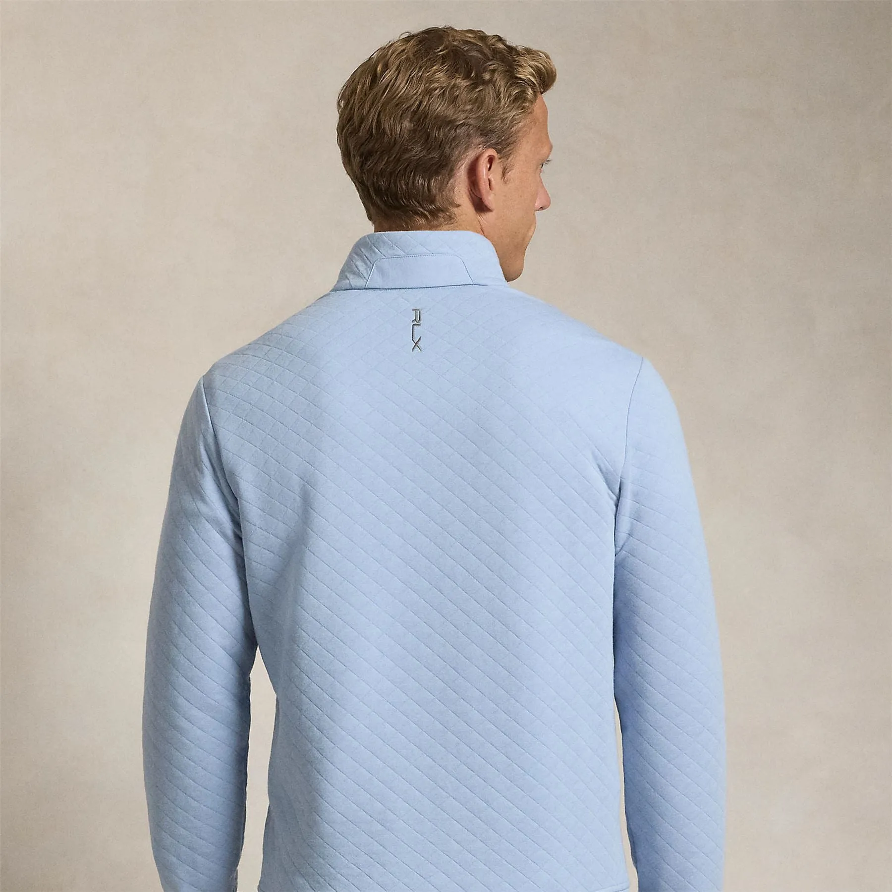 RLX Quilted Double Knit Pullover Estate Blue - 2024