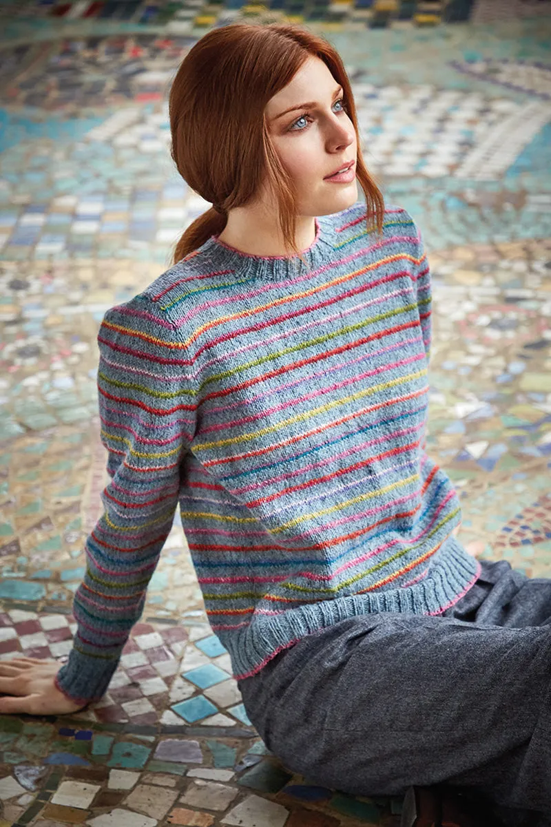 Rowan Kaffe Fassett's Winter Vintage PDF Patterns - Colours in the Mist Sweater - PDF Download