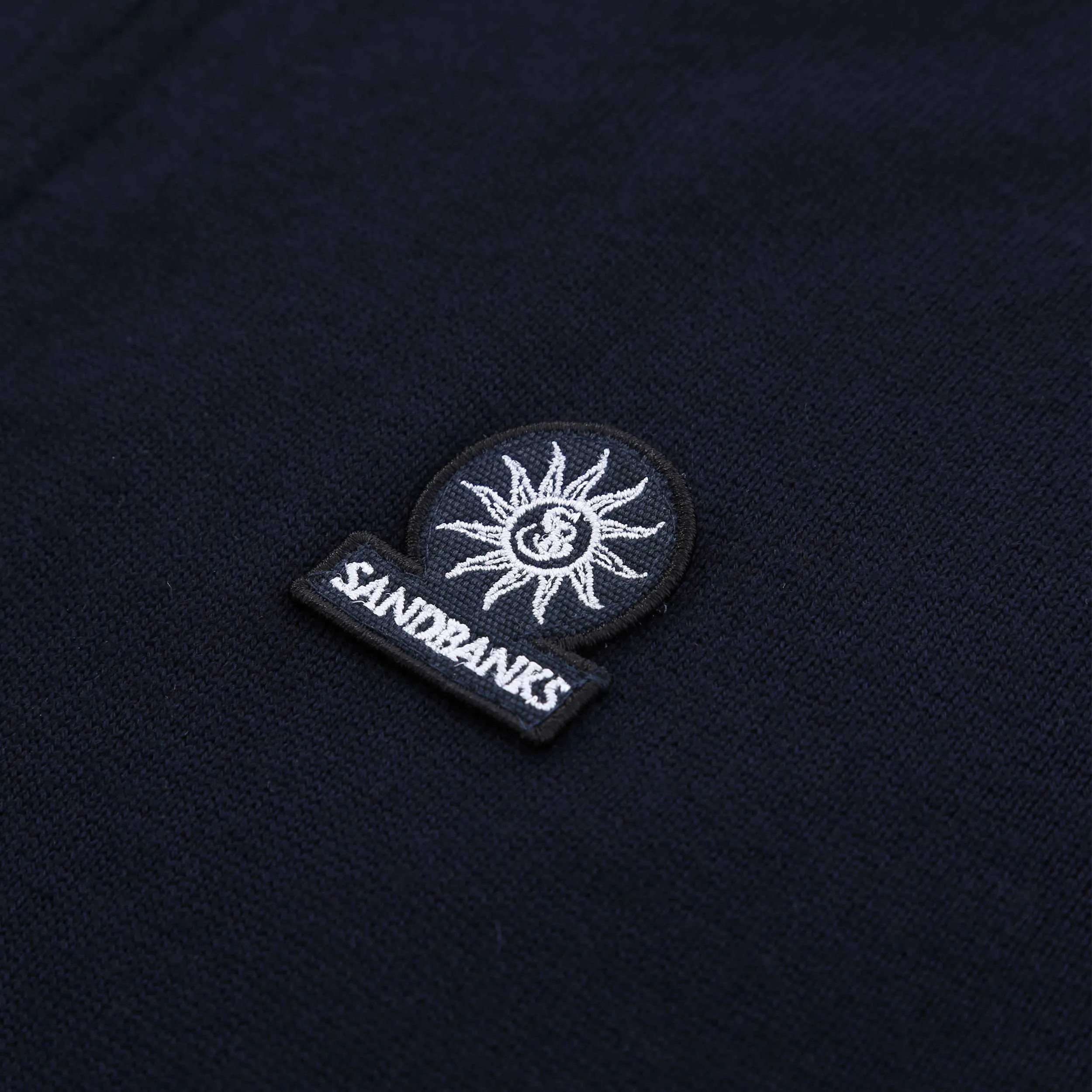 Sandbanks 1/4 Zip Knitwear in Navy