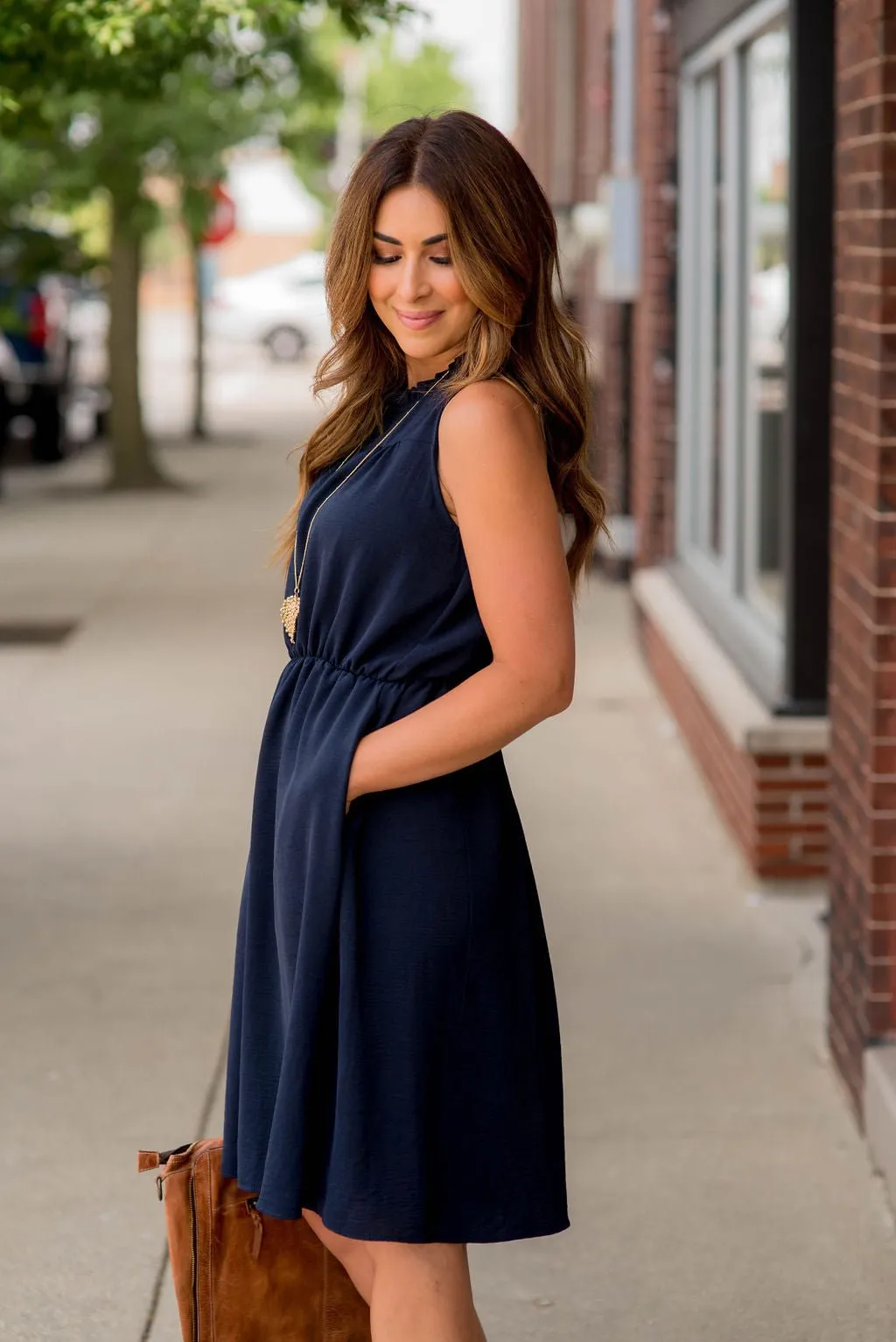 Simple Cinched Tank Dress