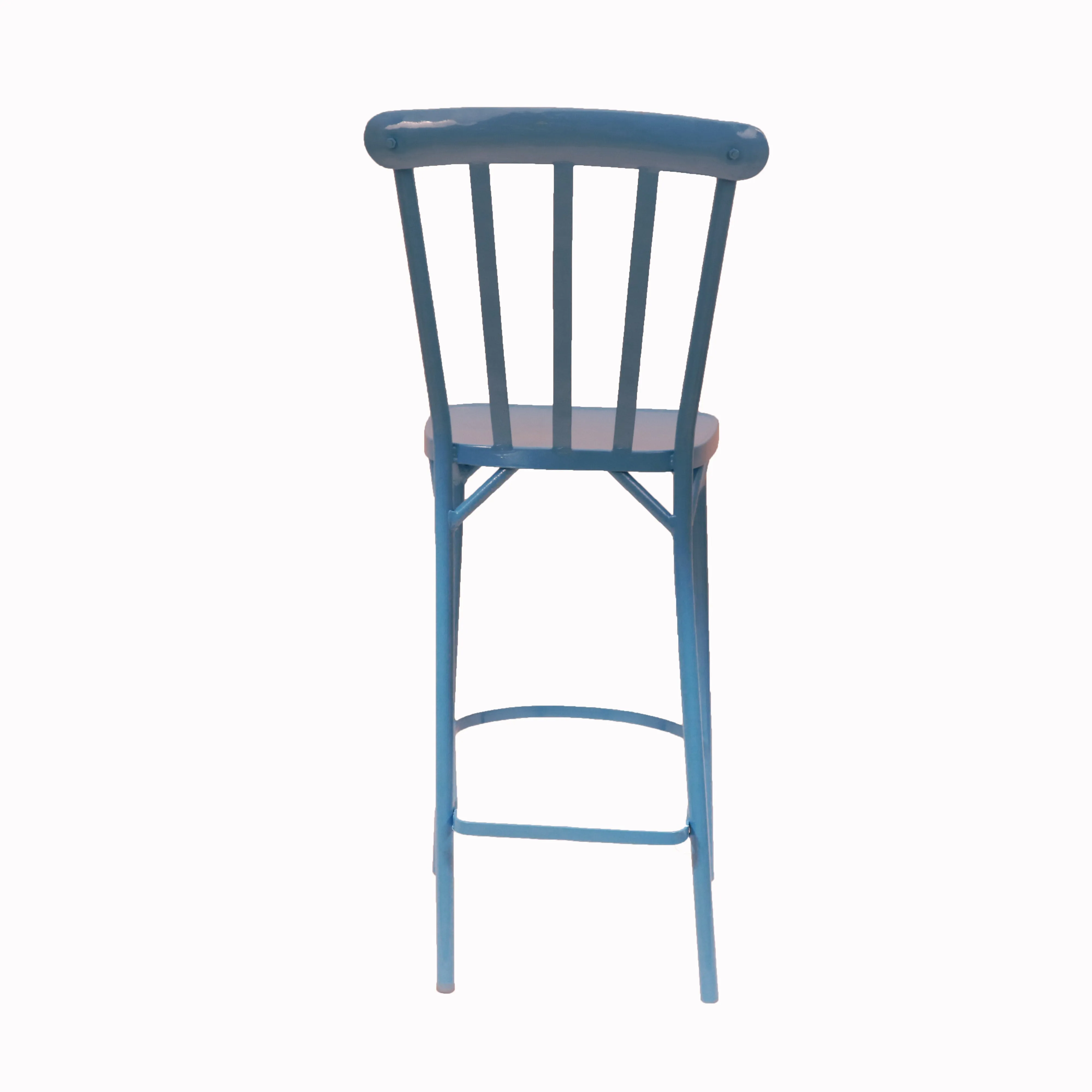 Simple Classic Bar Chair (Blue)