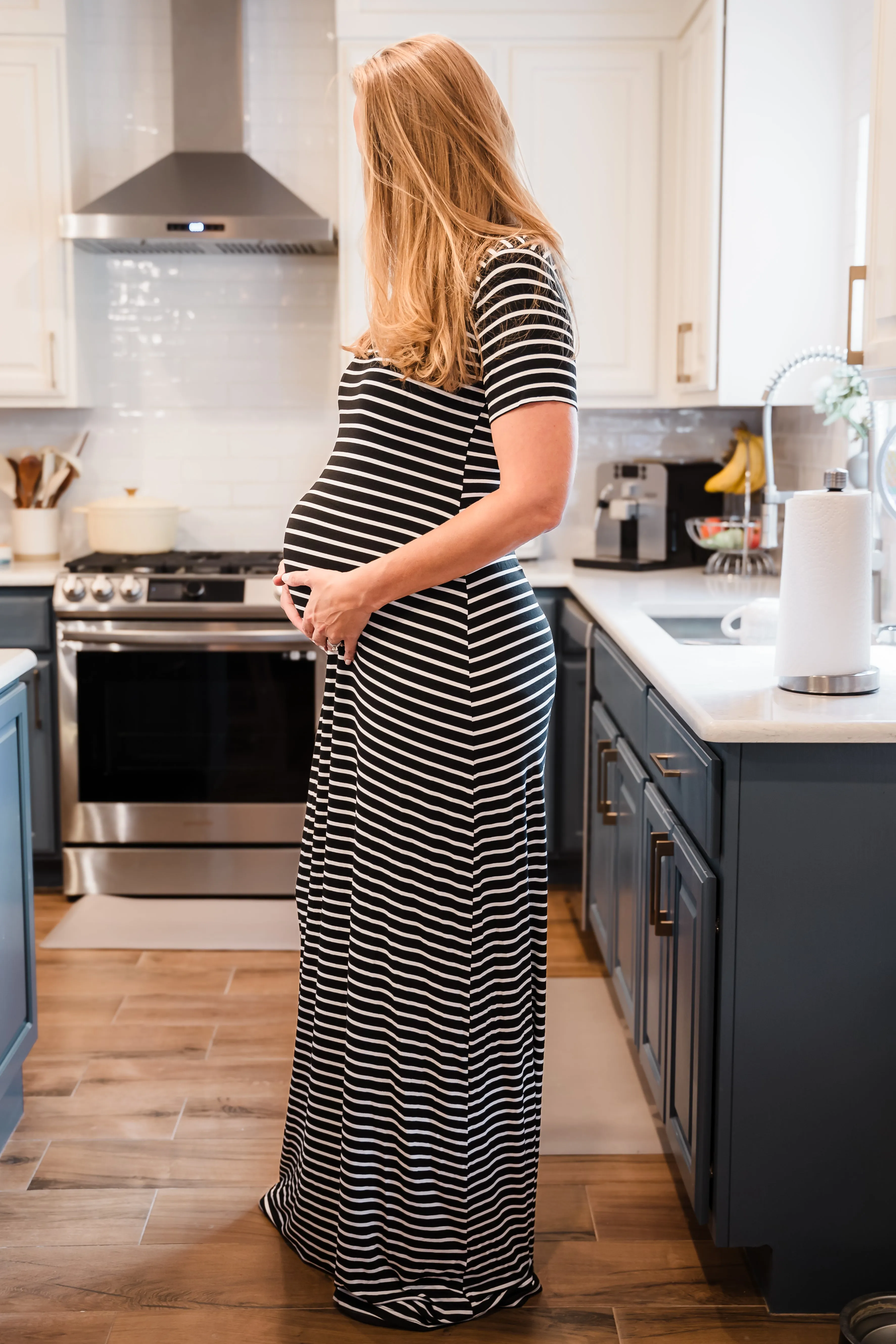 Tall Striped T-Shirt Maxi Dress