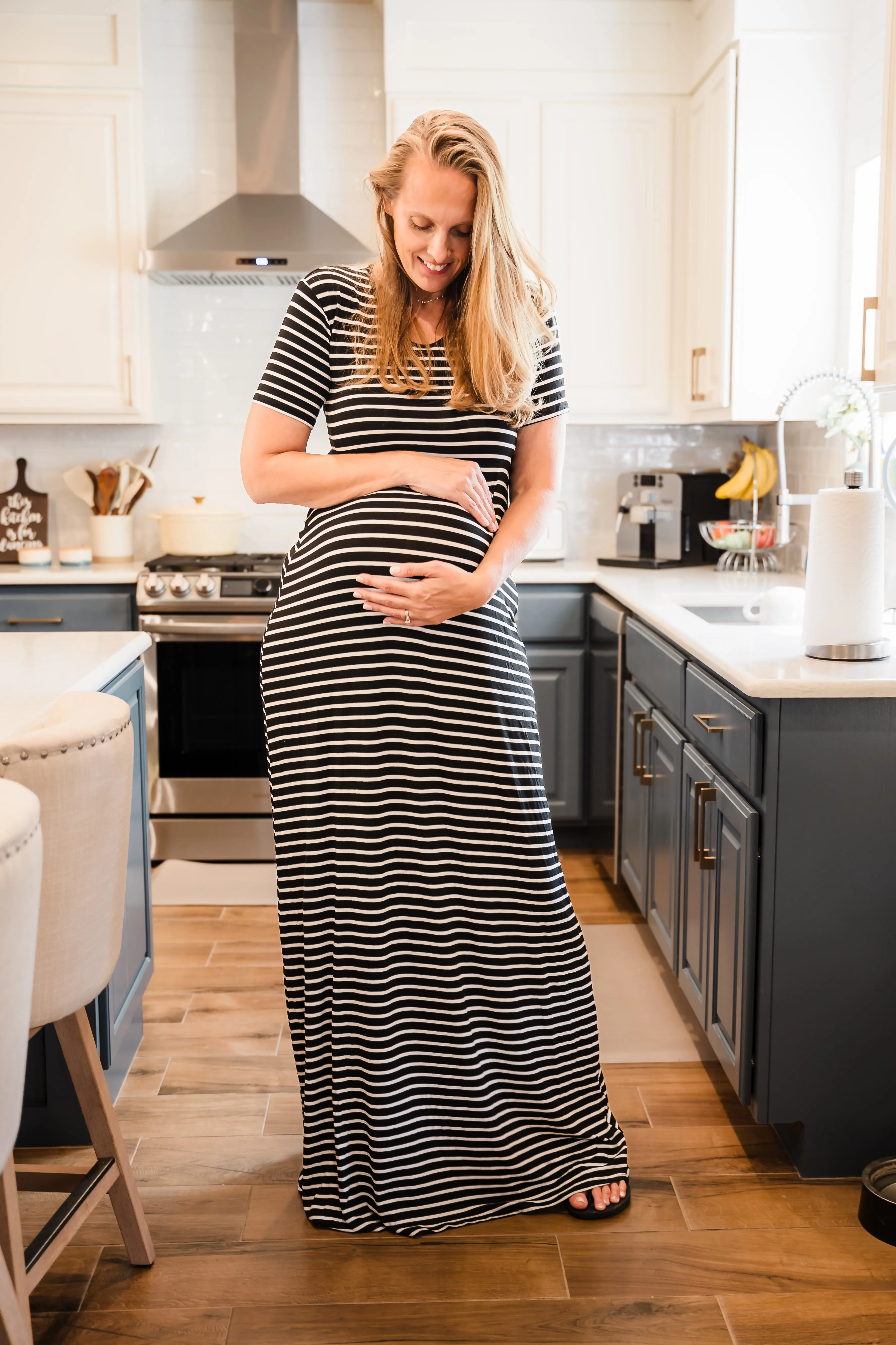 Tall Striped T-Shirt Maxi Dress