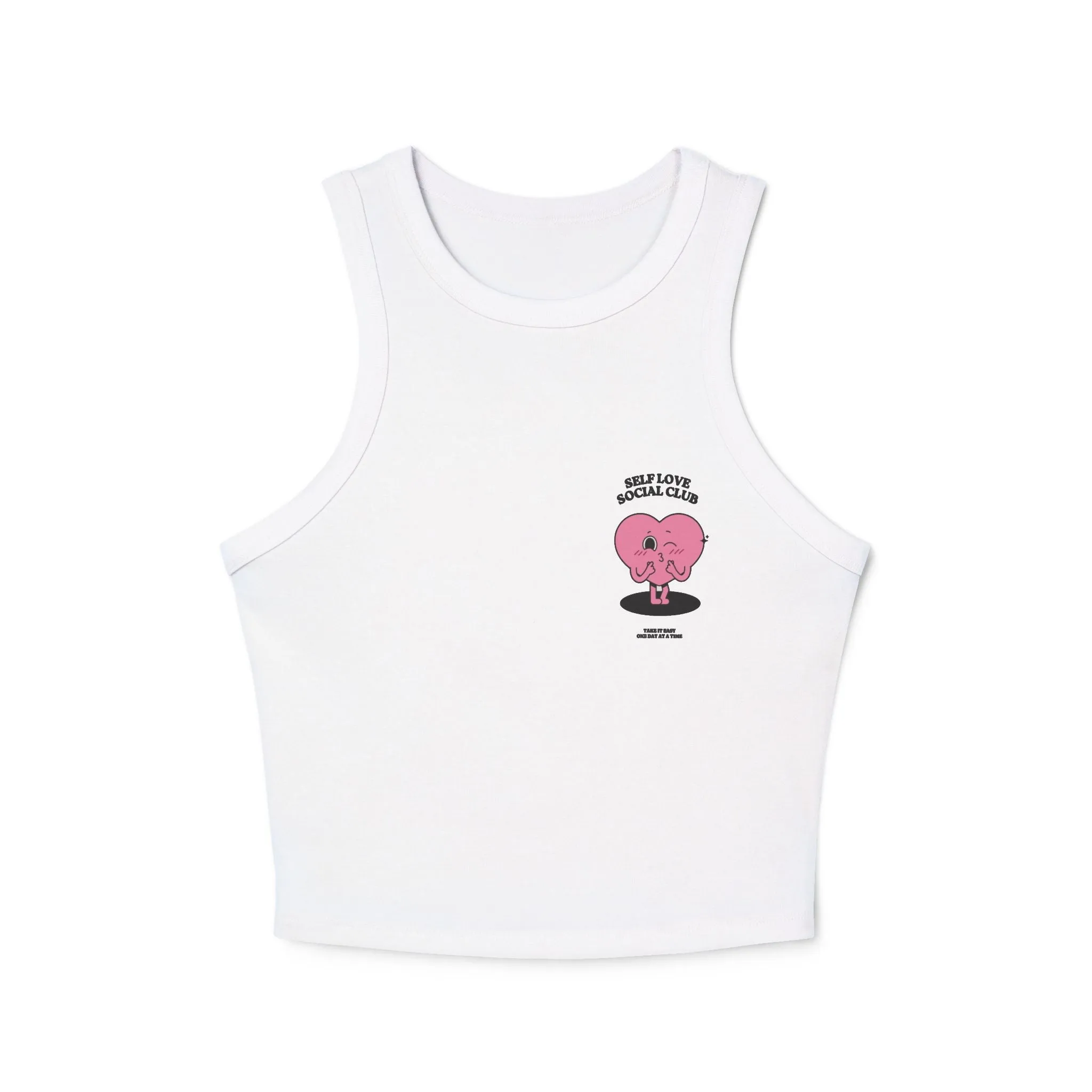 Tank Top - Inspirational and Cute Women's Micro Rib Racer