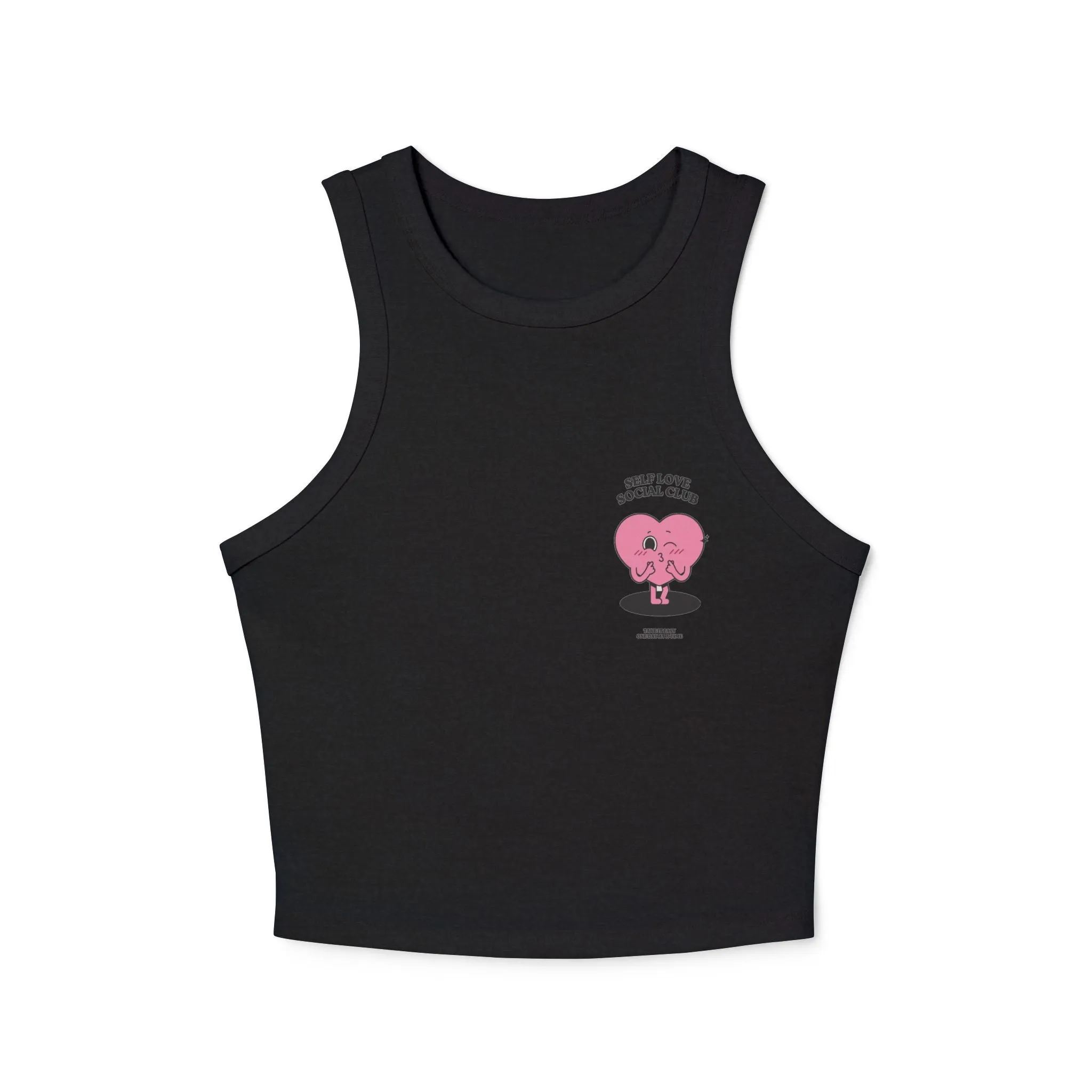 Tank Top - Inspirational and Cute Women's Micro Rib Racer