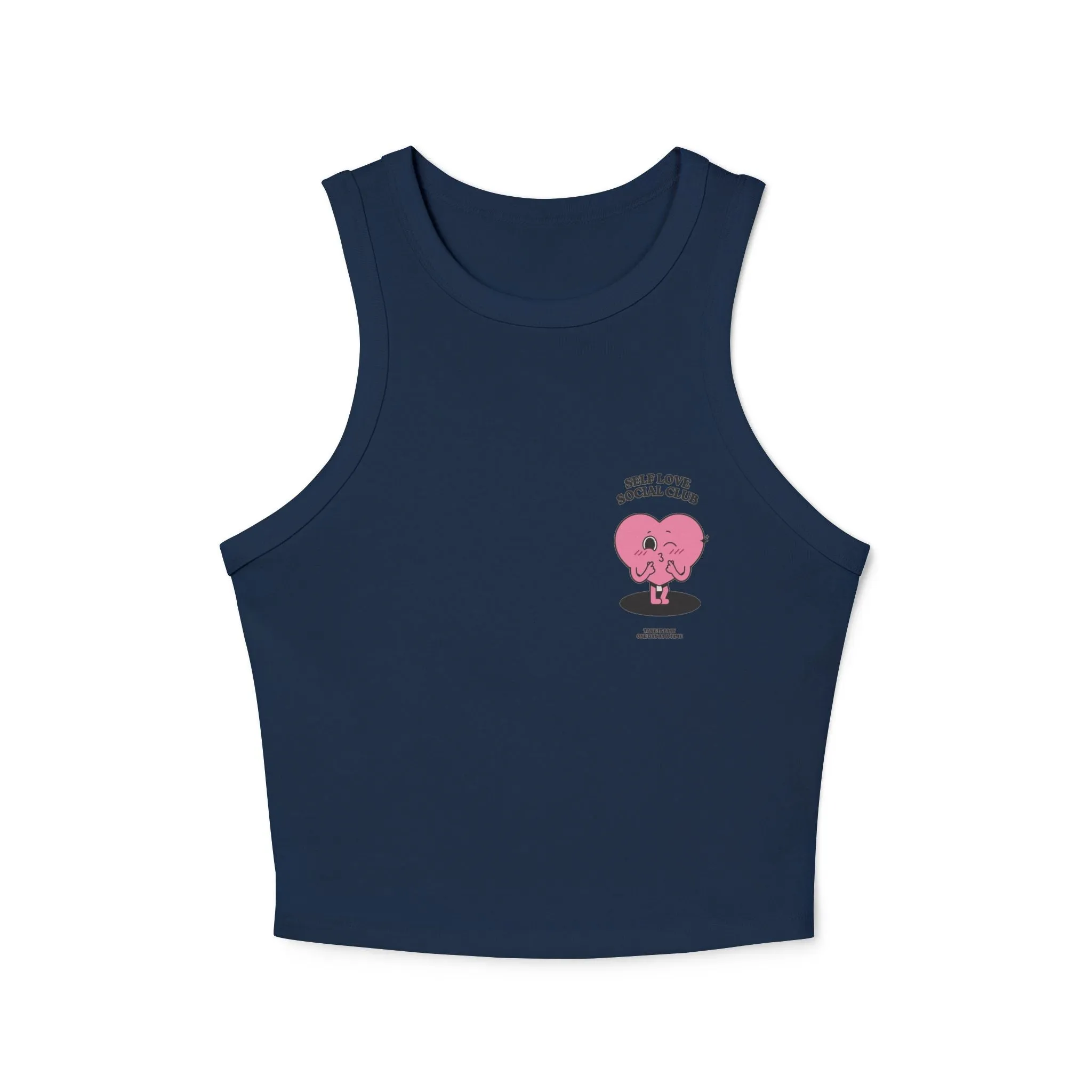 Tank Top - Inspirational and Cute Women's Micro Rib Racer