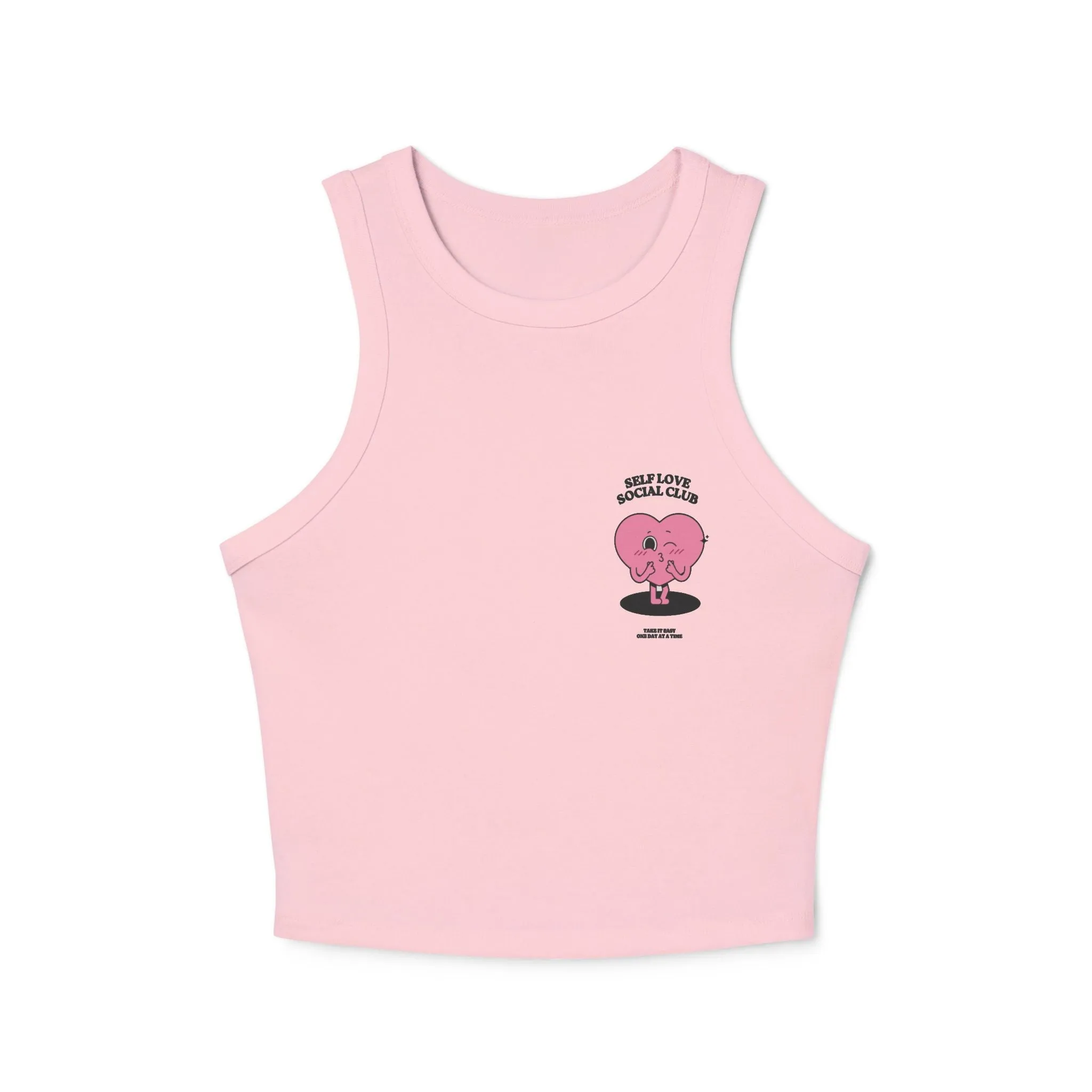 Tank Top - Inspirational and Cute Women's Micro Rib Racer