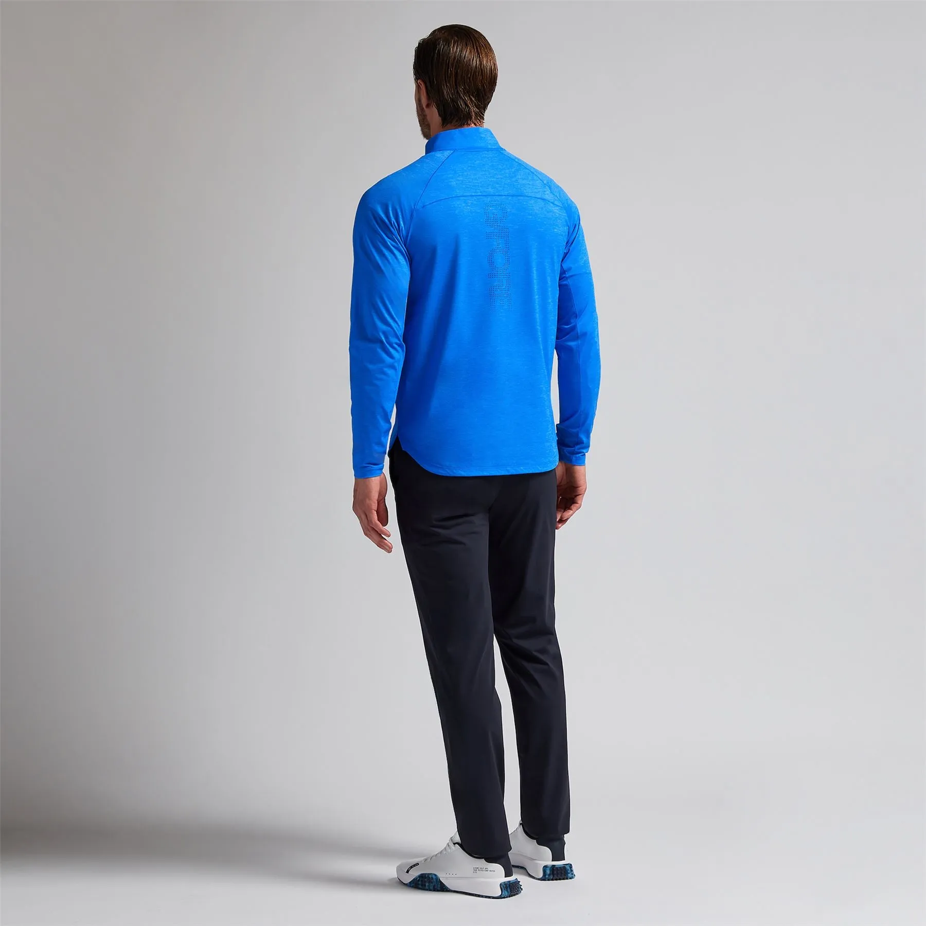 Tech Melange Quarter Zip Pullover Heather Racer - AW24