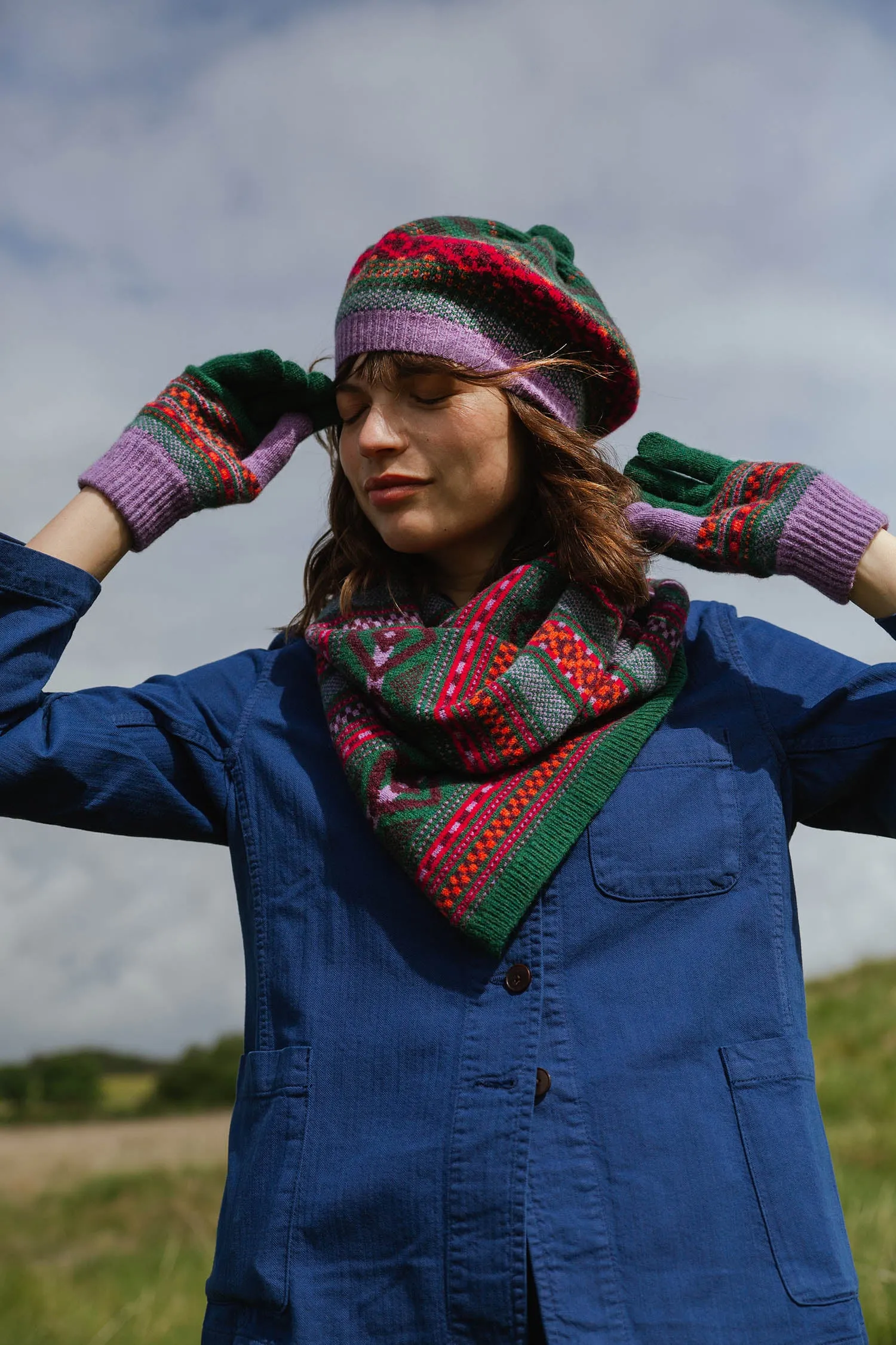 Tetbury Beret - Plum