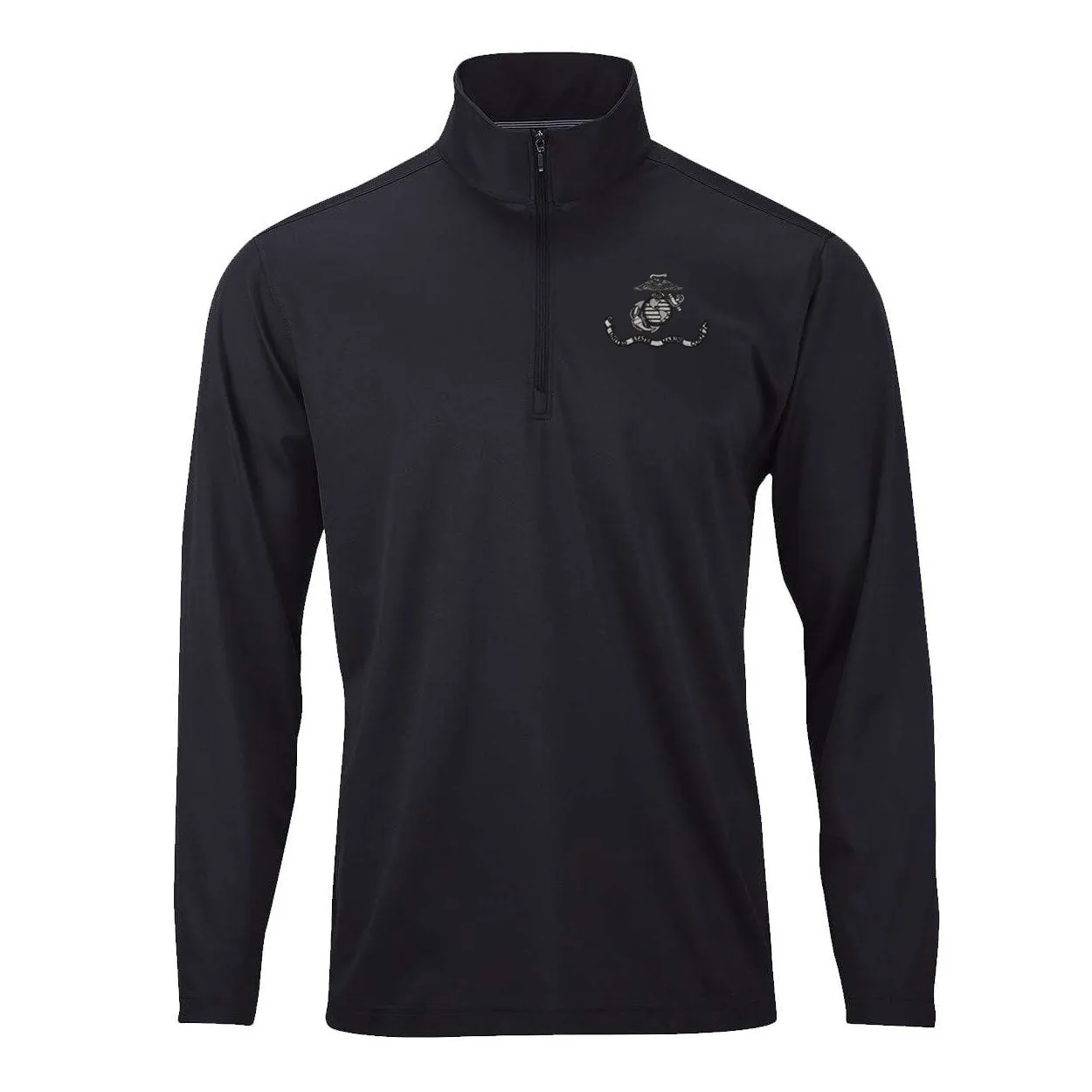 USMC Flag Subdued Performance Quarter Zip Pullover