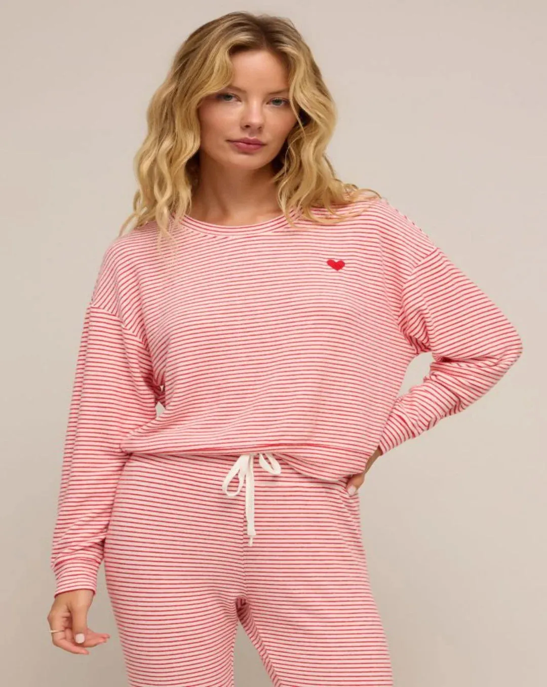 Z Supply Bisous Stripe LS Top